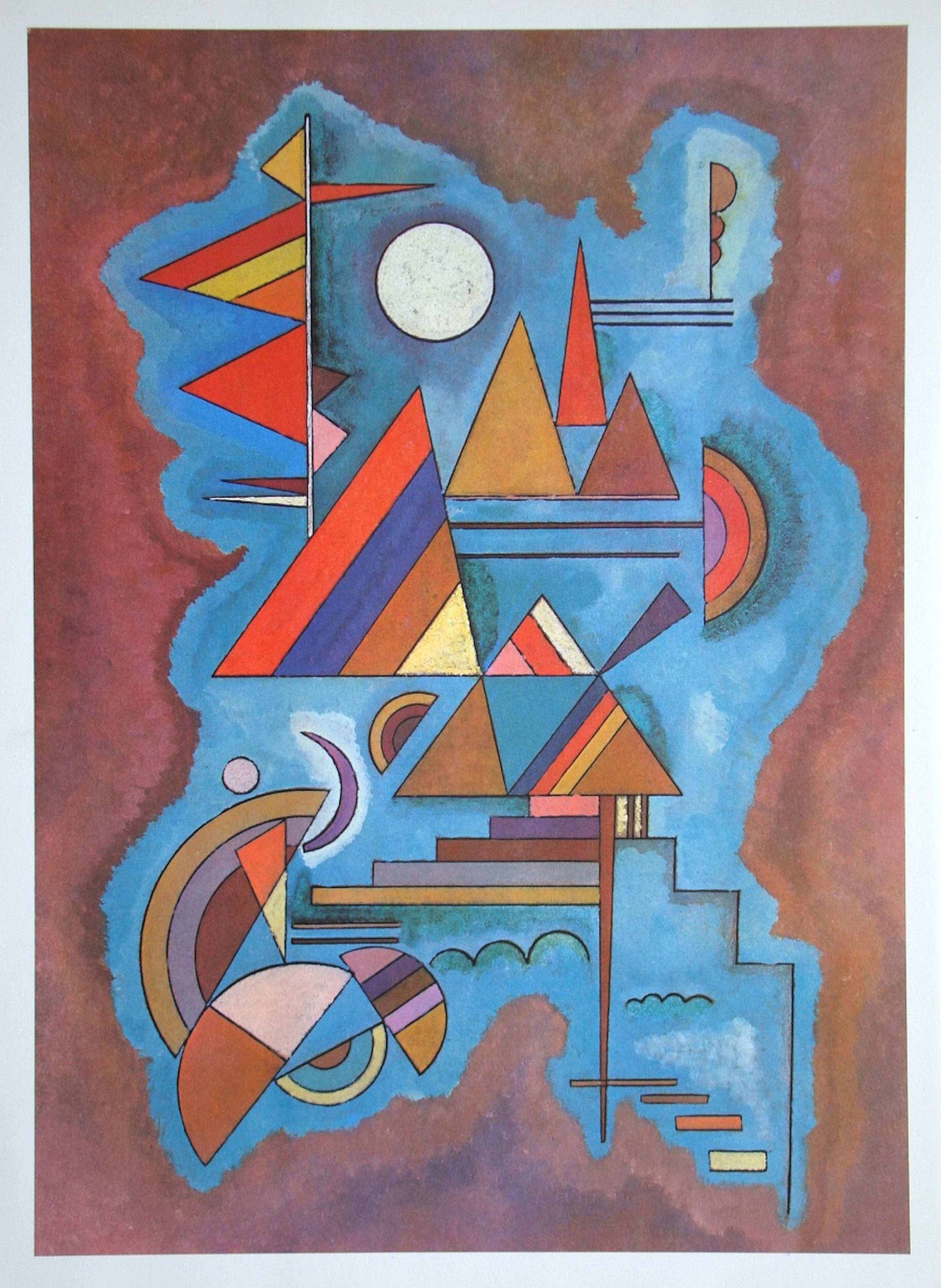Vassily KANDINSKY ( d’après ) - Composition, 1965 - Lithographie offset