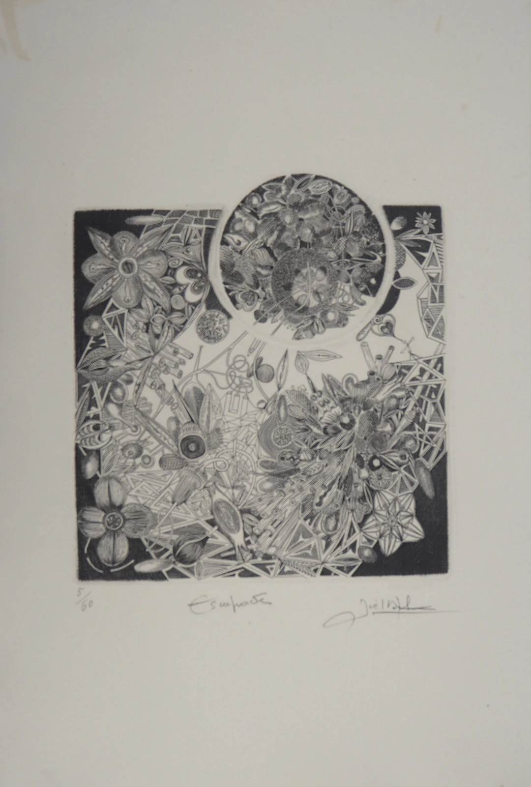 Joêl ROCHE: Escapade - Gravure originale signée