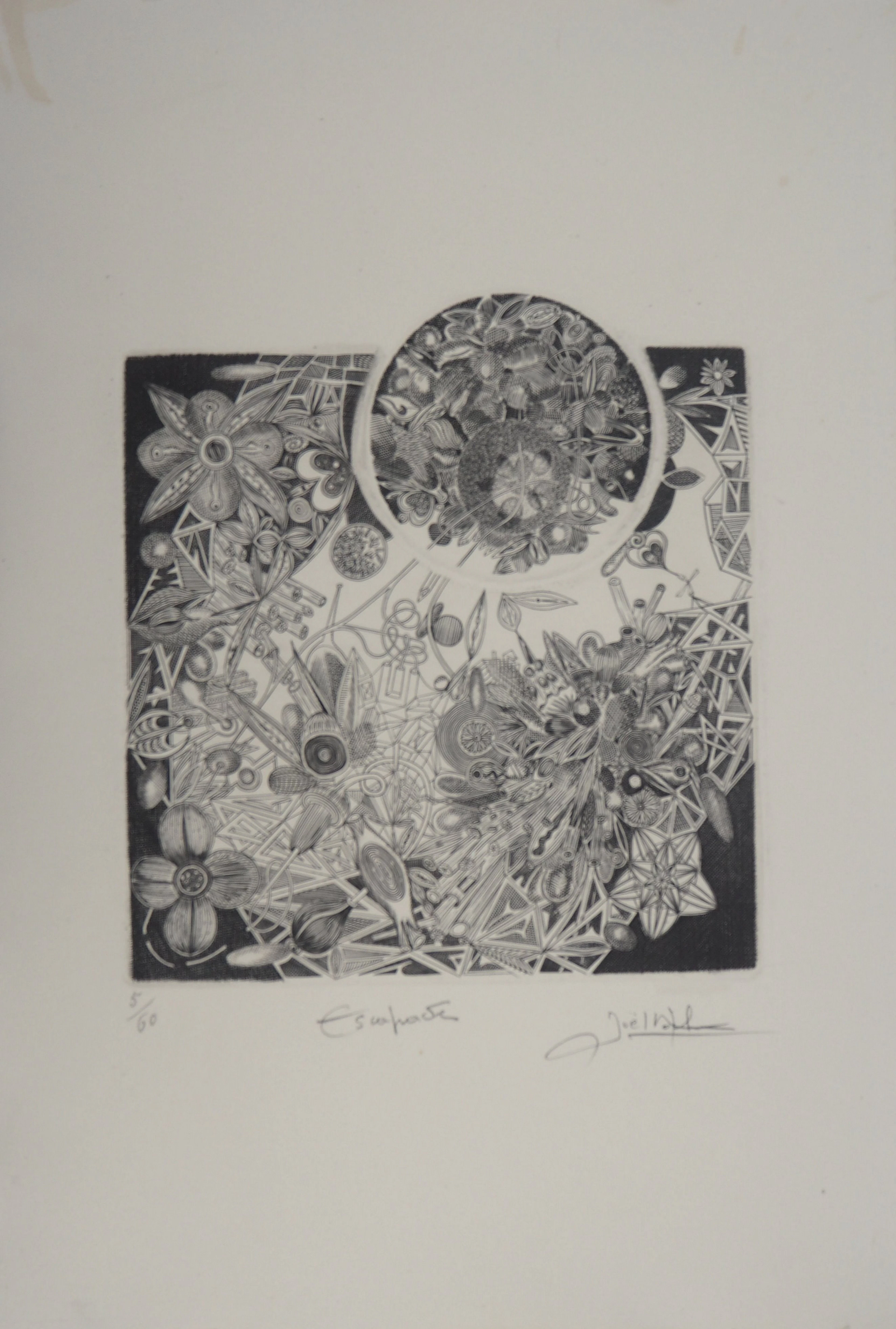 Joêl ROCHE: Escapade - Gravure originale signée