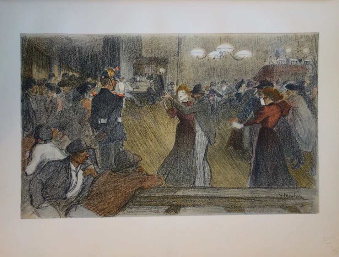 Théophile Alexandre STEINLEN - Bal de barrière, 1897 - Lithographie
