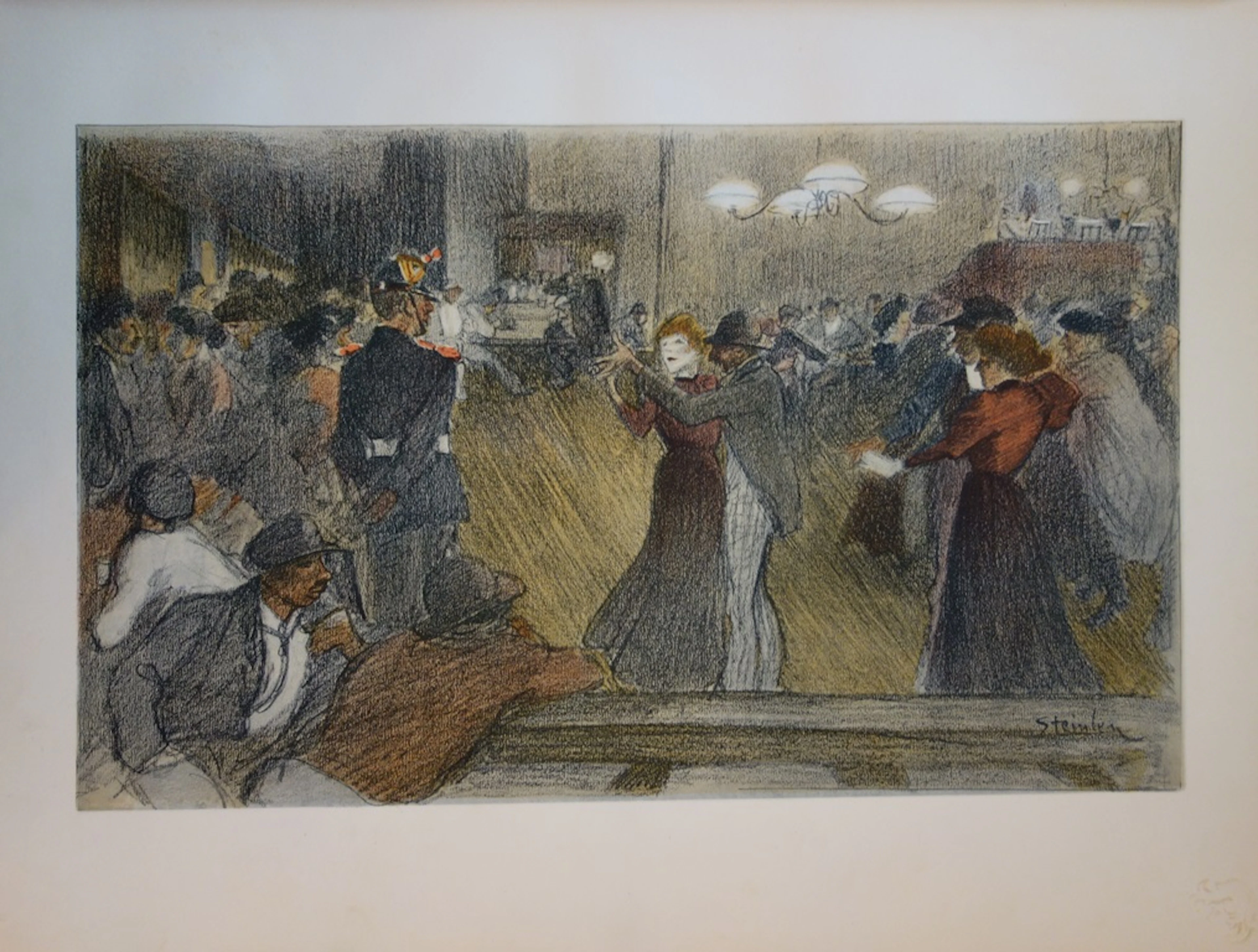 Théophile Alexandre STEINLEN - Bal de barrière, 1897 - Lithographie