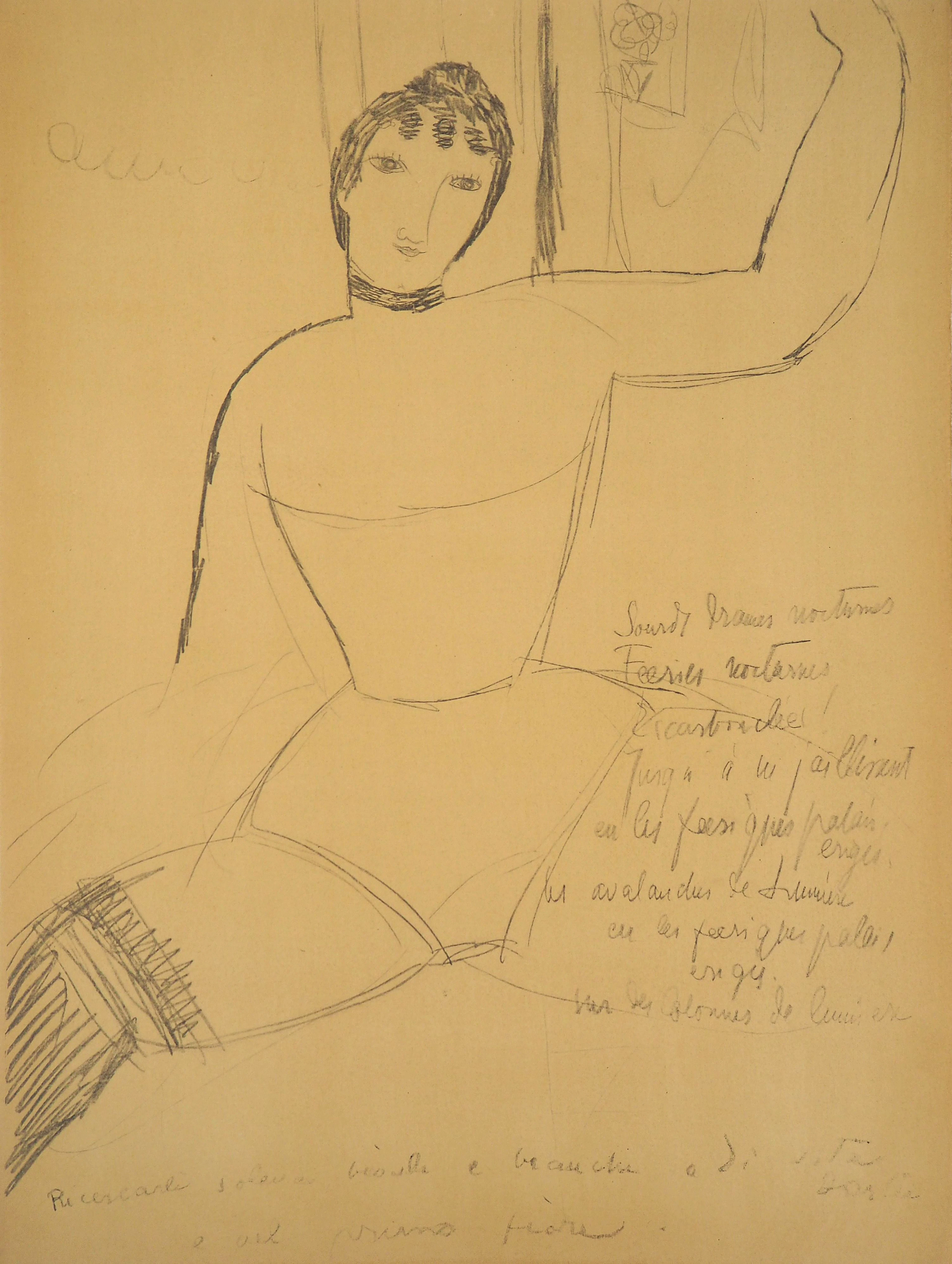 Amedeo MODIGLIANI (d’après) : L’acrobate - Lithographie
