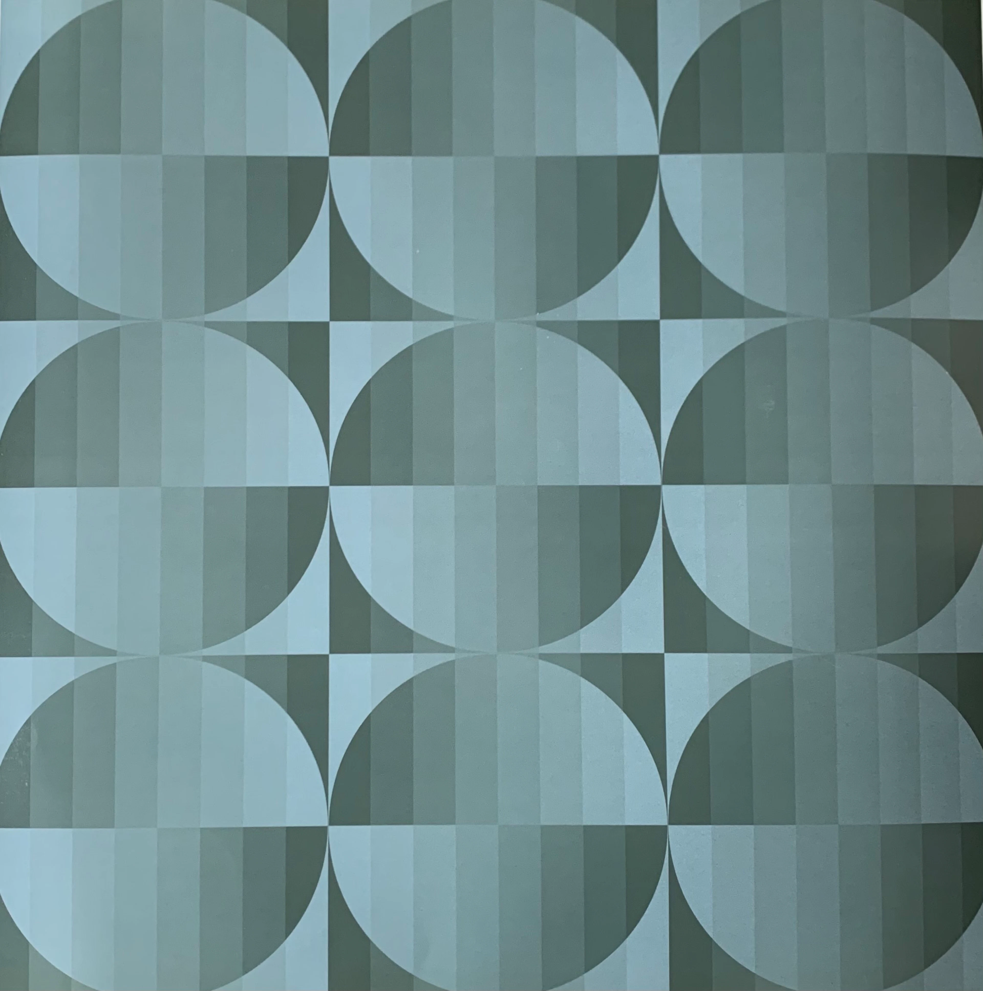 Jim BIRD - Tribute to Vasarely 4, 1972 - Photolithographie