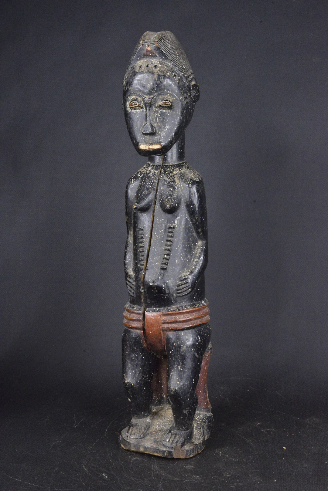 Côte d’Ivoire - Statue de reine Baoulé milieu du XXème siècle