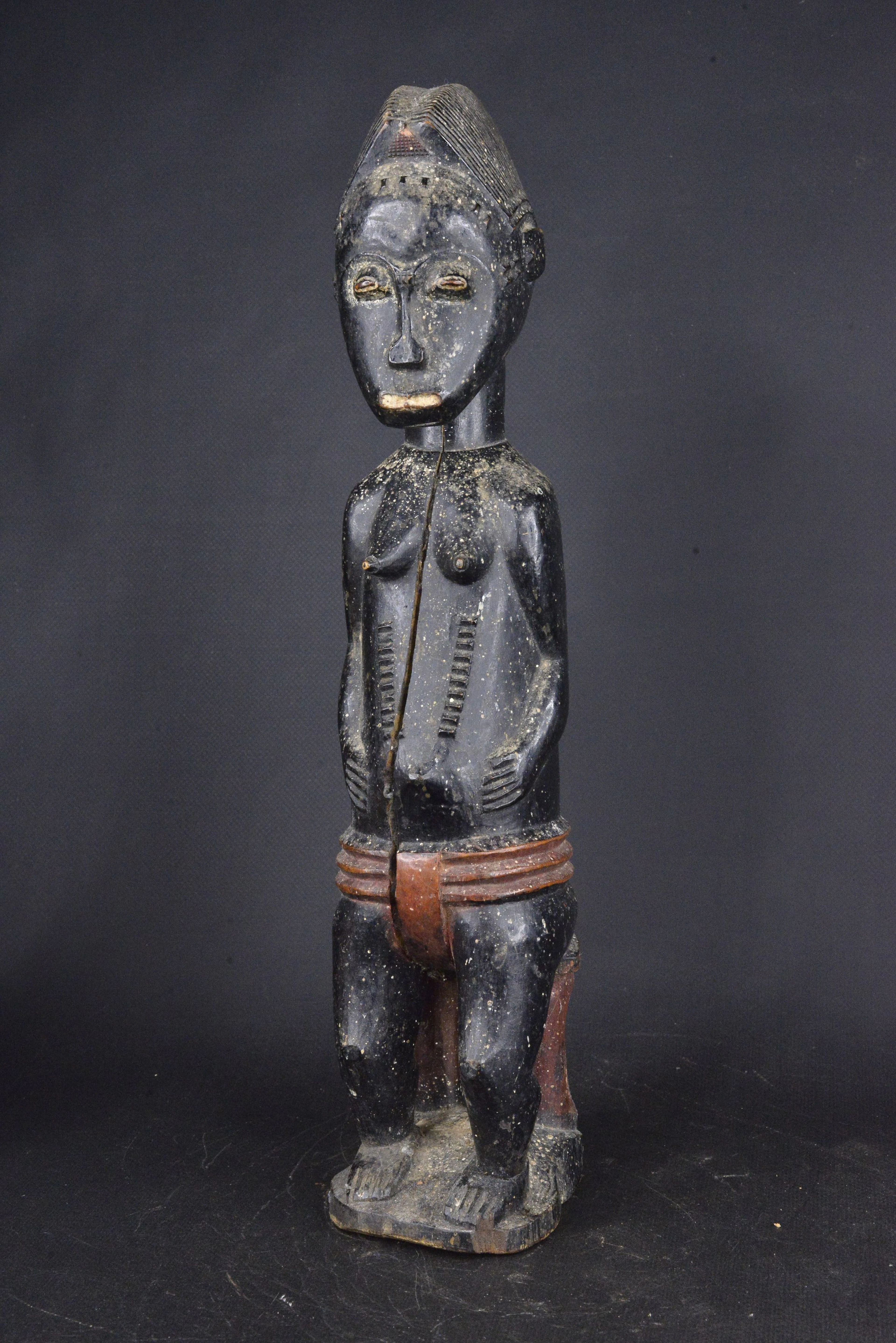 Côte d’Ivoire - Statue de reine Baoulé milieu du XXème siècle