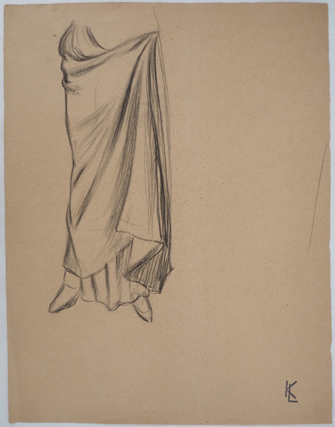 Léopold Franz KOWALSKI: Jupon fluide, dessin original