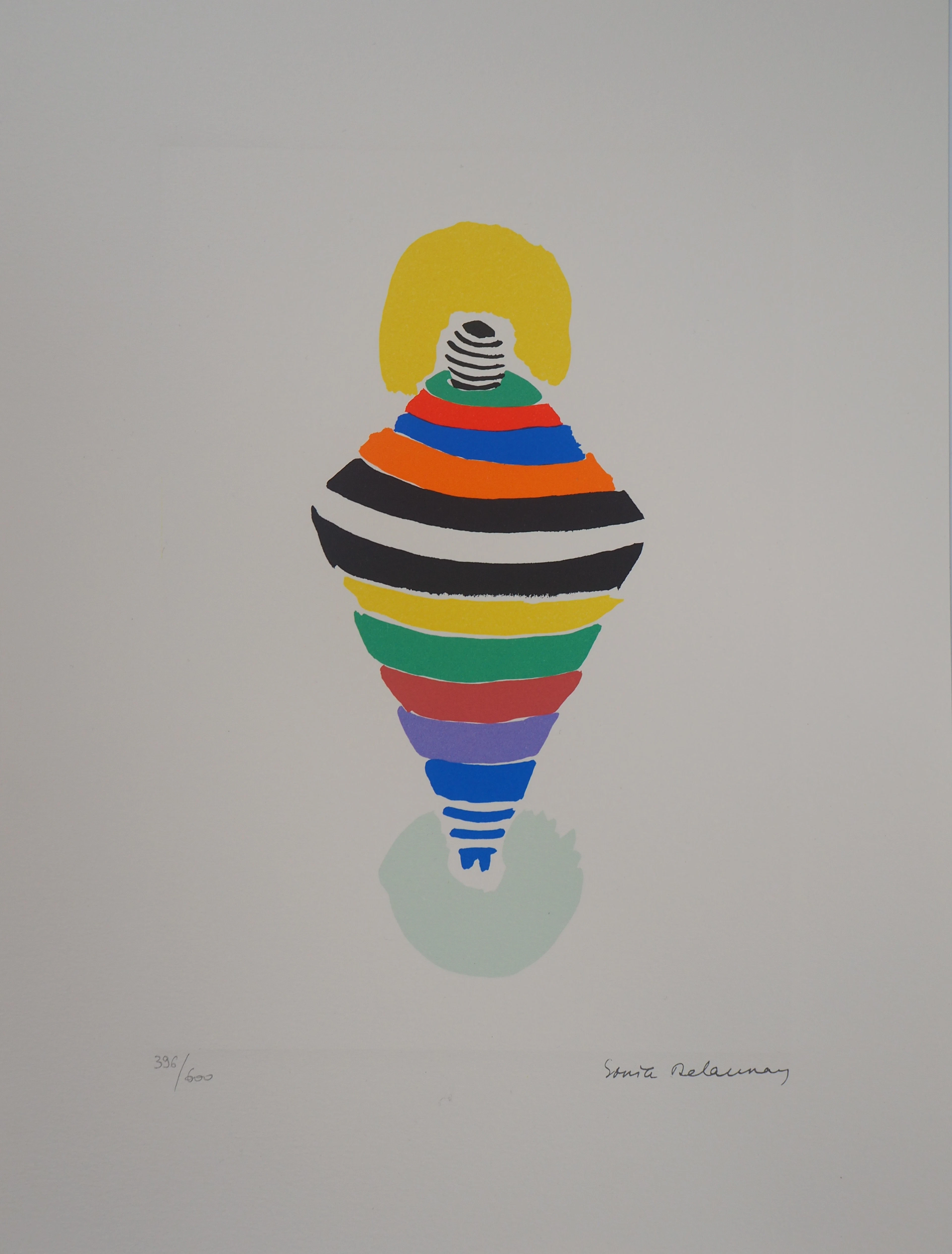 Sonia DELAUNAY (d’après) - Robe-toupie, Rio - Lithographie originale signée