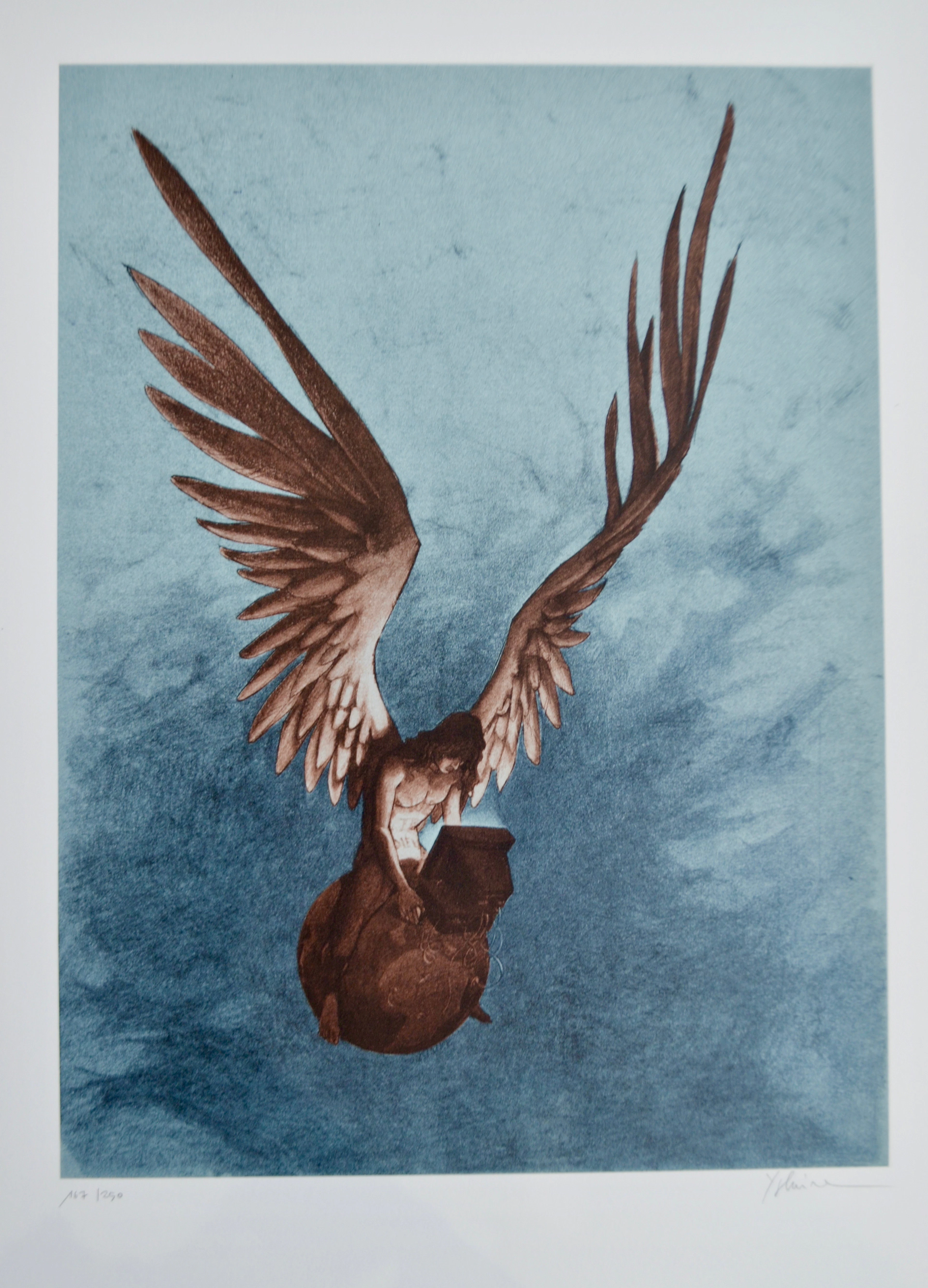 Yslaire - Ange internante, 1999 - Sérigraphie signée