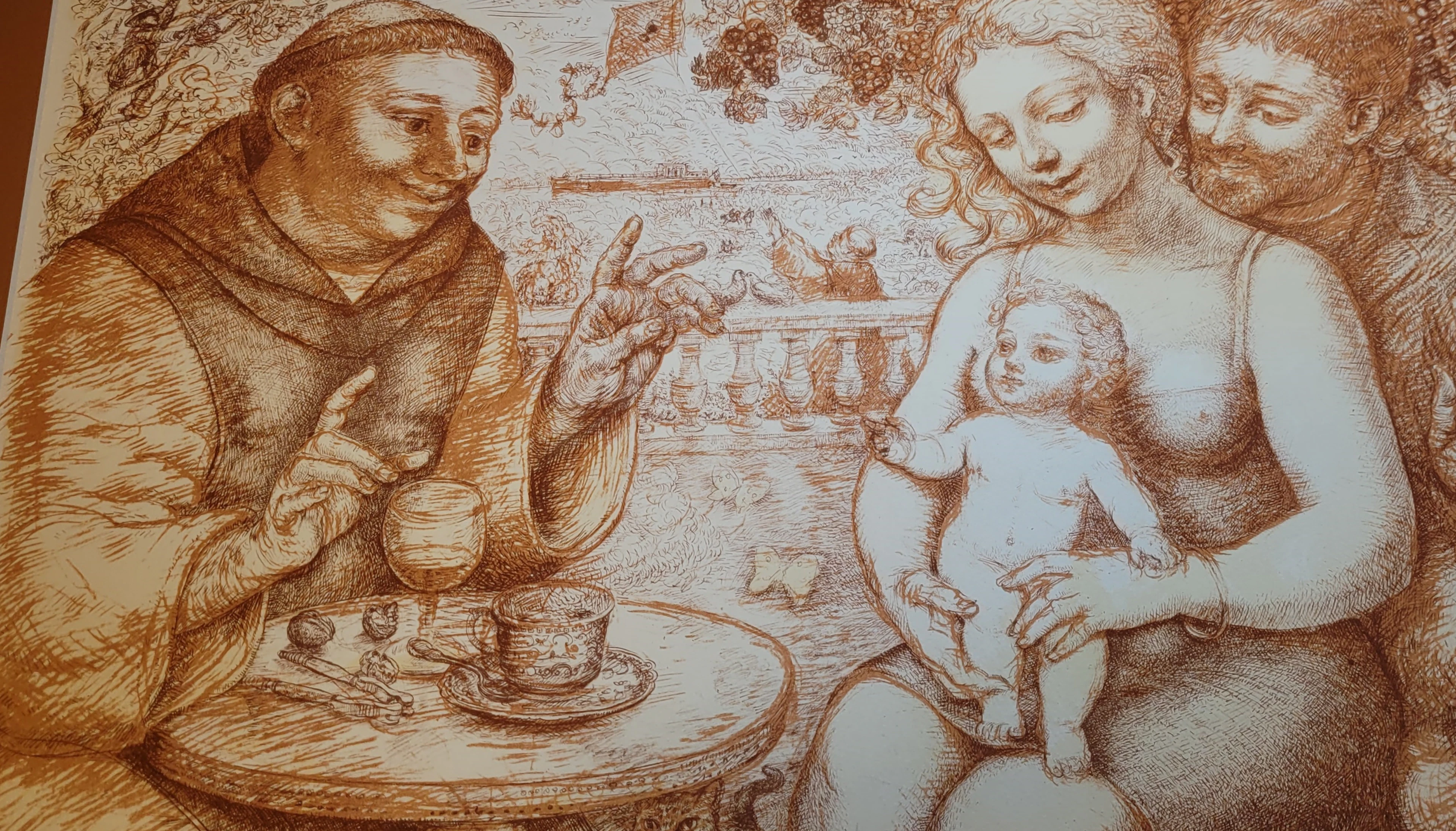 L.Philippe MORETTI - Le Braconnier de Dieu, 1975 - Ensemble de 5 lithographies