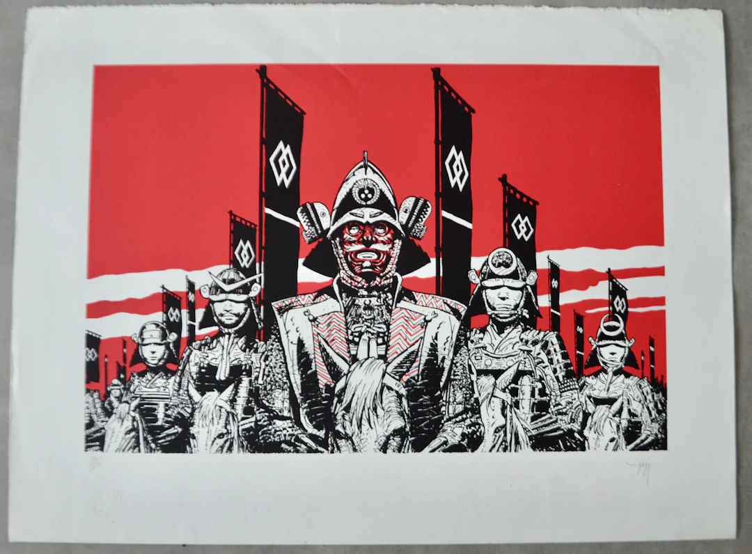 Gigi - le samouraï - sérigraphie
