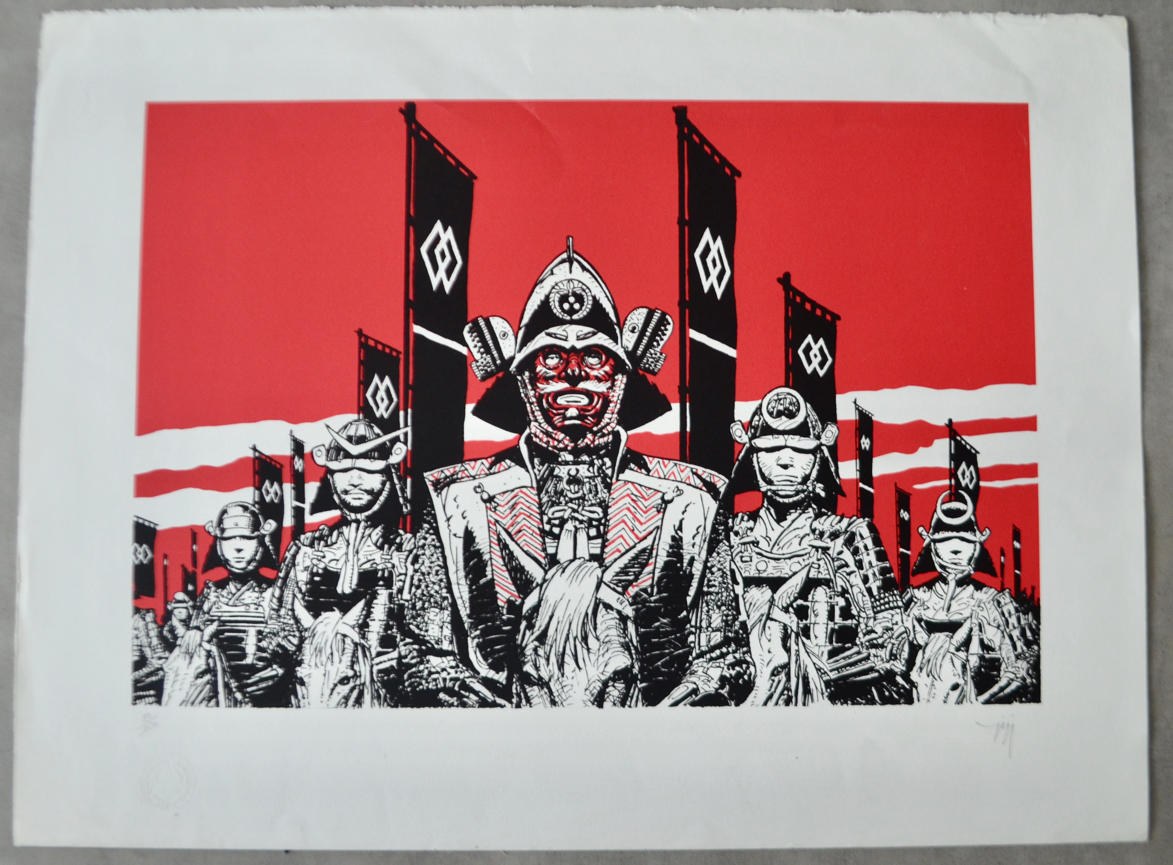 Gigi - le samouraï - sérigraphie