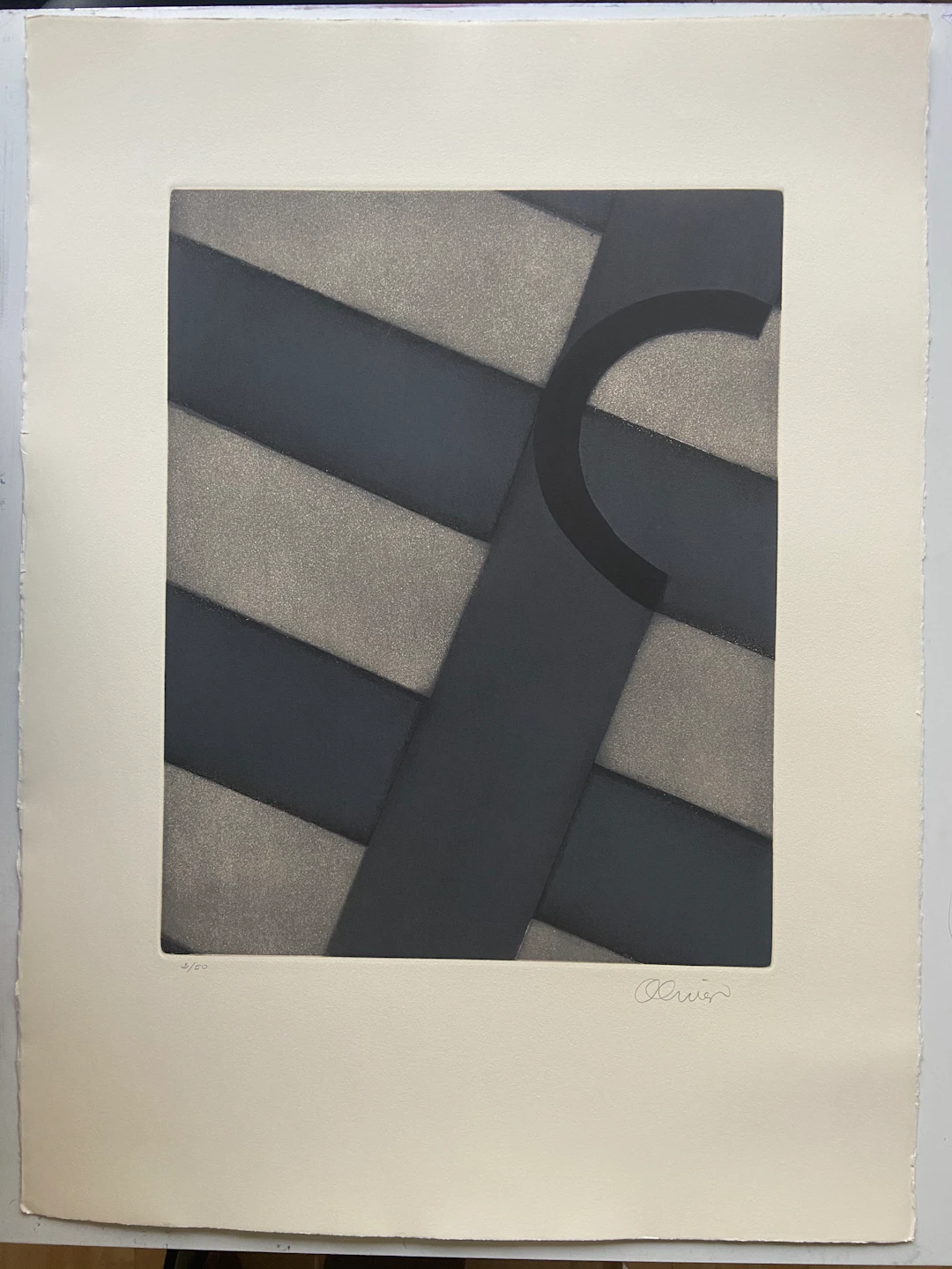 Perry OLIVER - Vinculo Tejado, 1999 - Lithographie signée et numérotée
