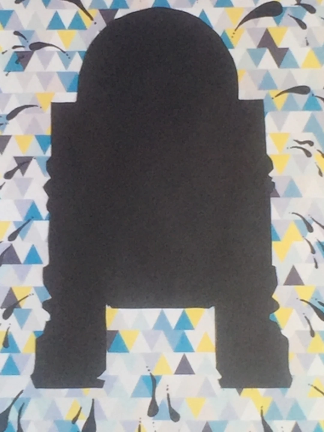 Matthieu RIBO - "R2D2#2", 2015, Acrylique sur papier