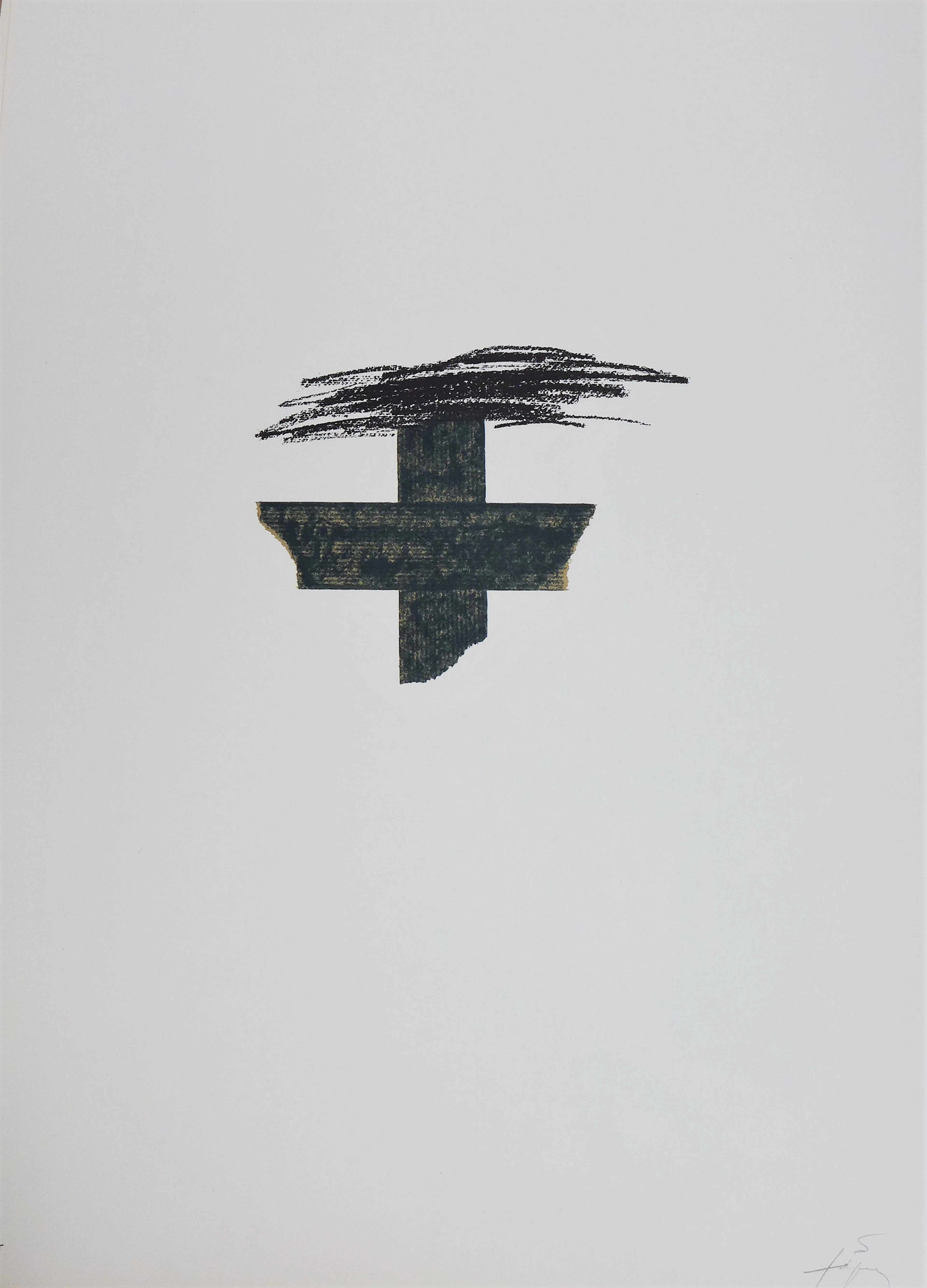 Antoni TAPIES - Llambrec 1 , 1975 - Lithographie signée au crayon