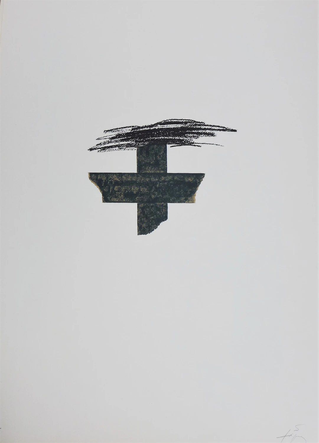 Antoni TAPIES - Llambrec 1 , 1975 - Lithographie signée au crayon