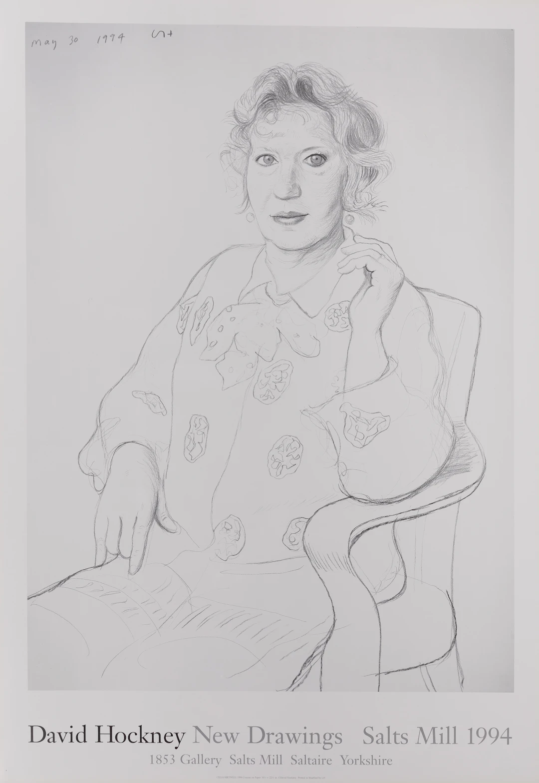 David HOCKNEY : Celia BIRTWELL - Affiche originale