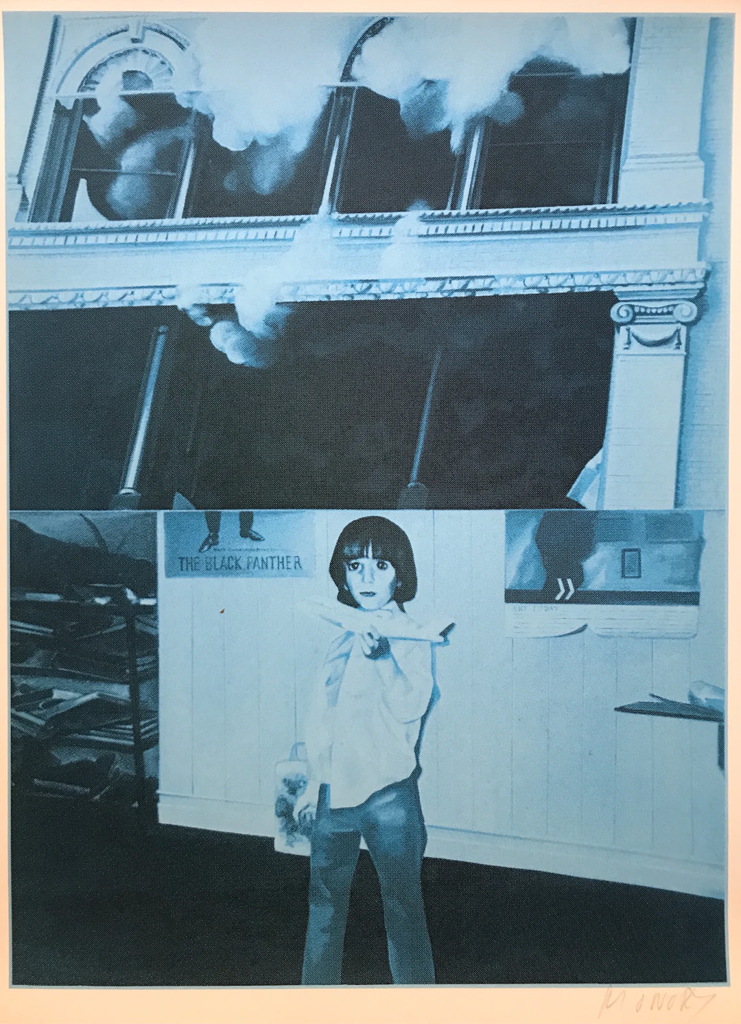Jacques MONORY - USA Enfance, 1976 - Sérigraphie signée au crayon