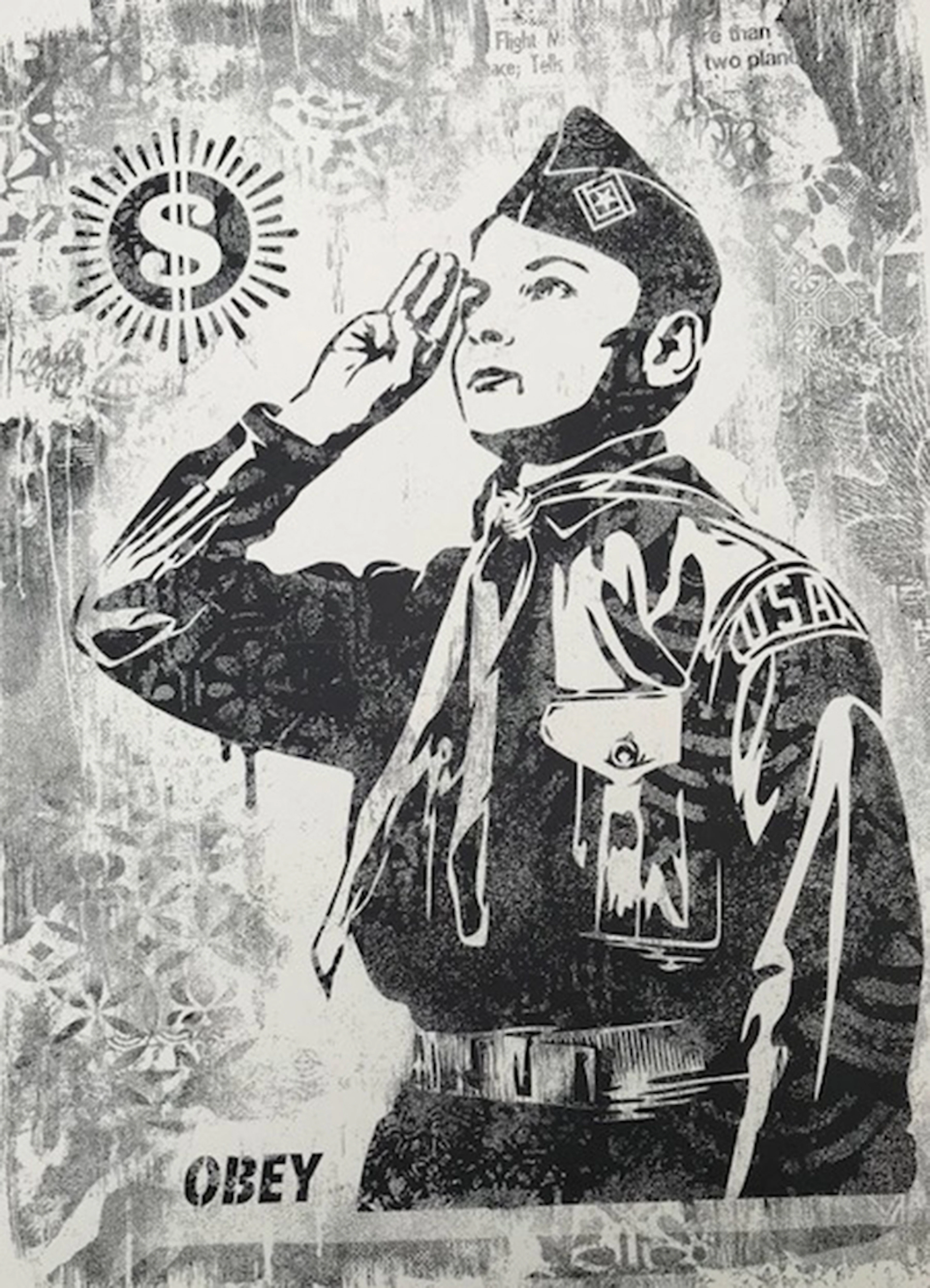 Shepard FAIREY (Obey) - Peace Guard1, 2017, Sérigraphie signée