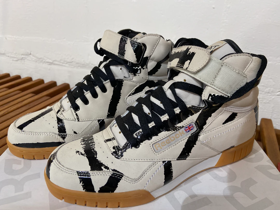 Reebok x Basquiat – Baskets beigen, 2004