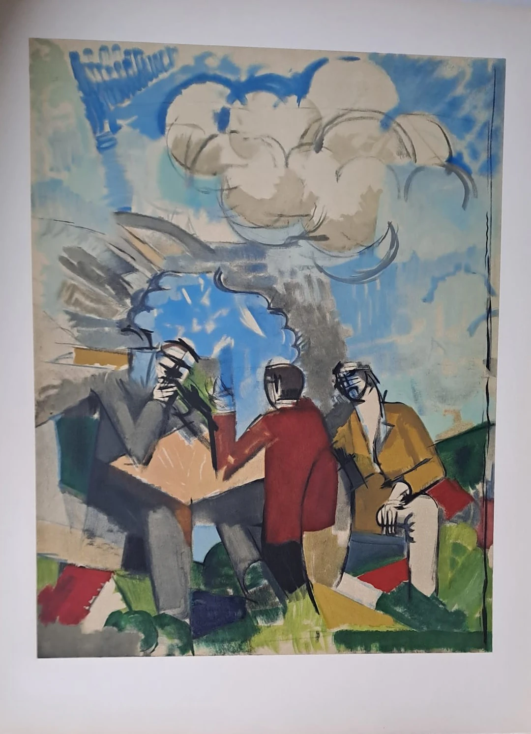 Roger de la FRESNAYE (d’après) - La conquête de l’air - Lithographie