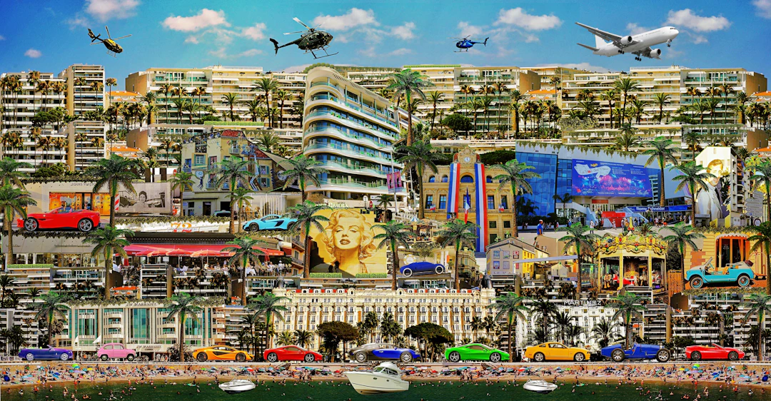 Gaudi .C - Cannes-la-croisette-bling-bling-live, 2025 - Hyperphotographie