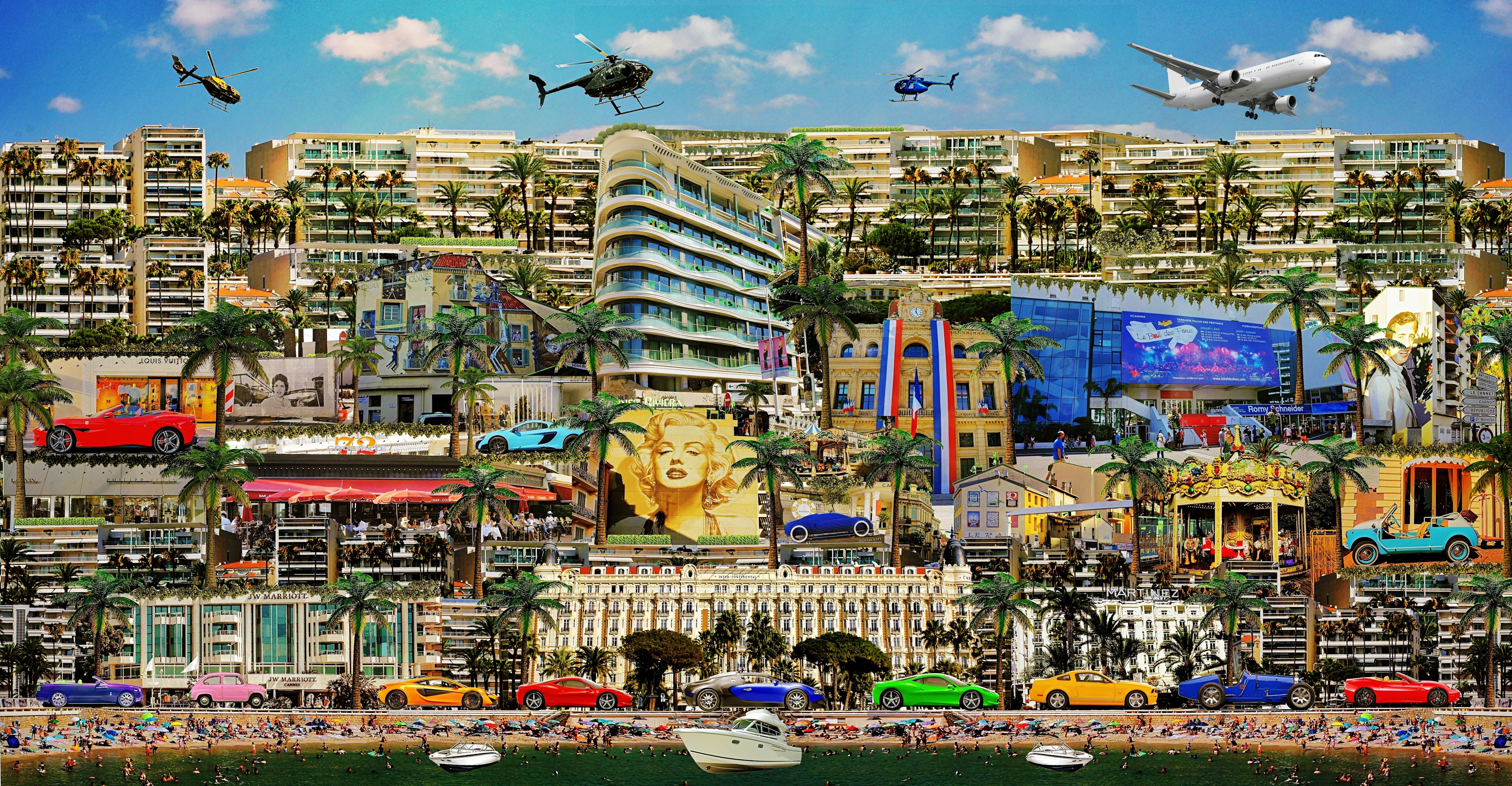 Gaudi .C - Cannes-la-croisette-bling-bling-live, 2025 - Hyperphotographie