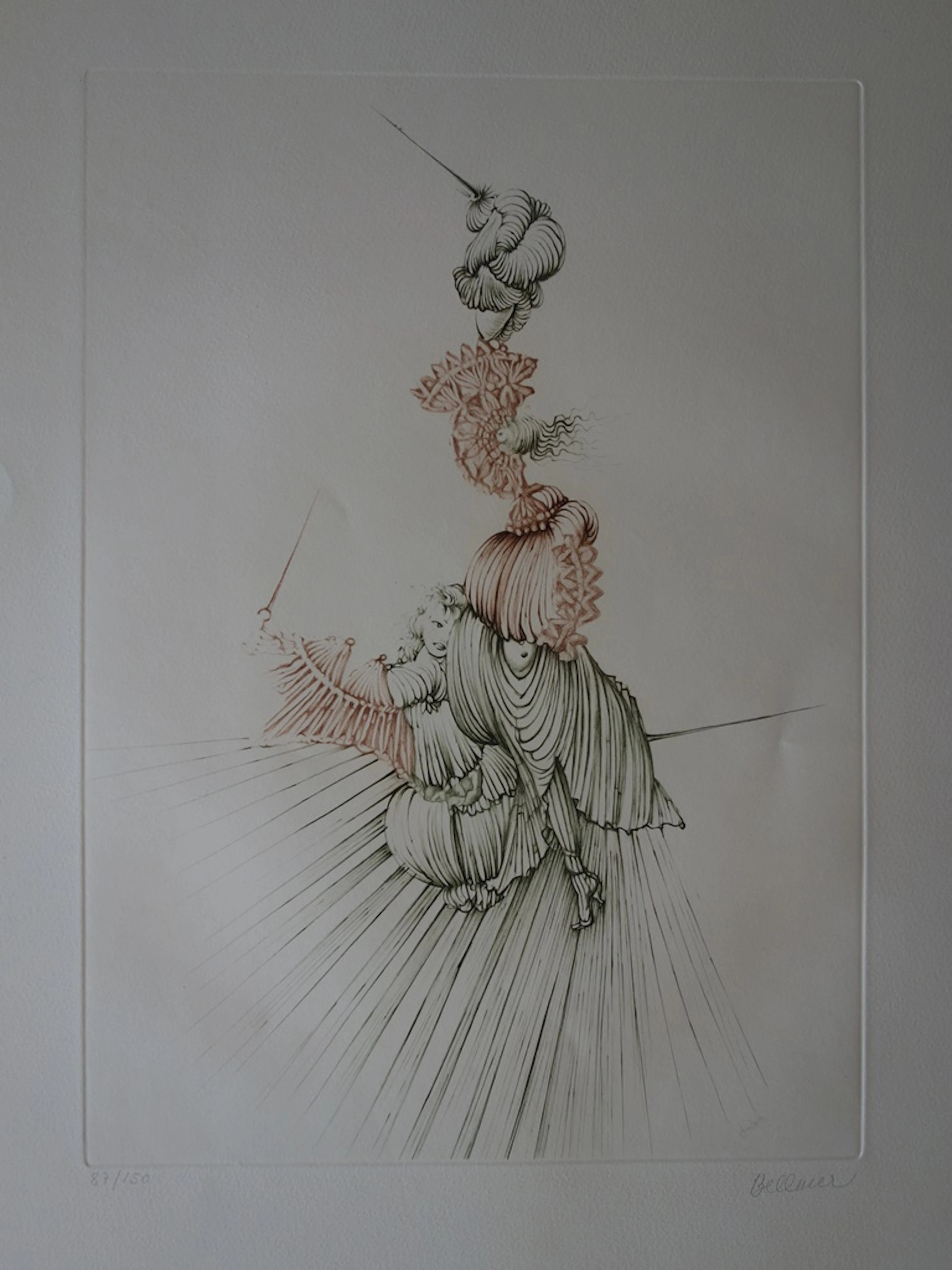 Hans BELLMER : Femmes pleine de piquant - Gravure originale, Signée