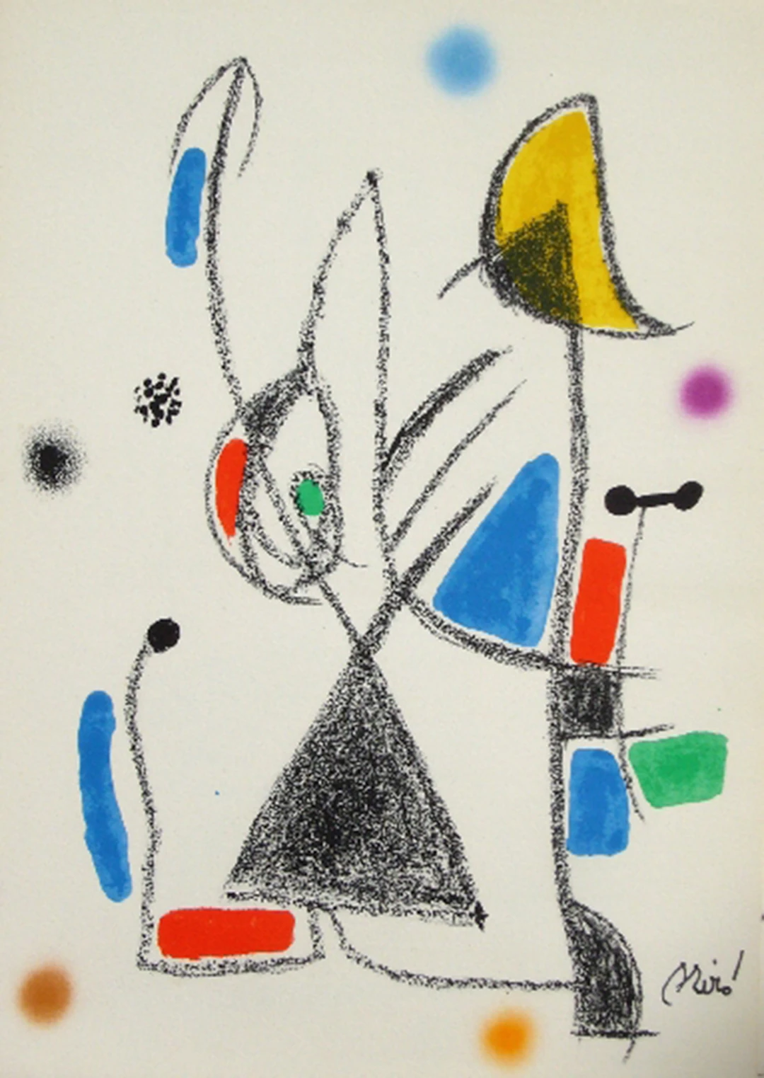 Joan Miró - Maravillas con variaciones acrosticas 16, 1975, lithographie