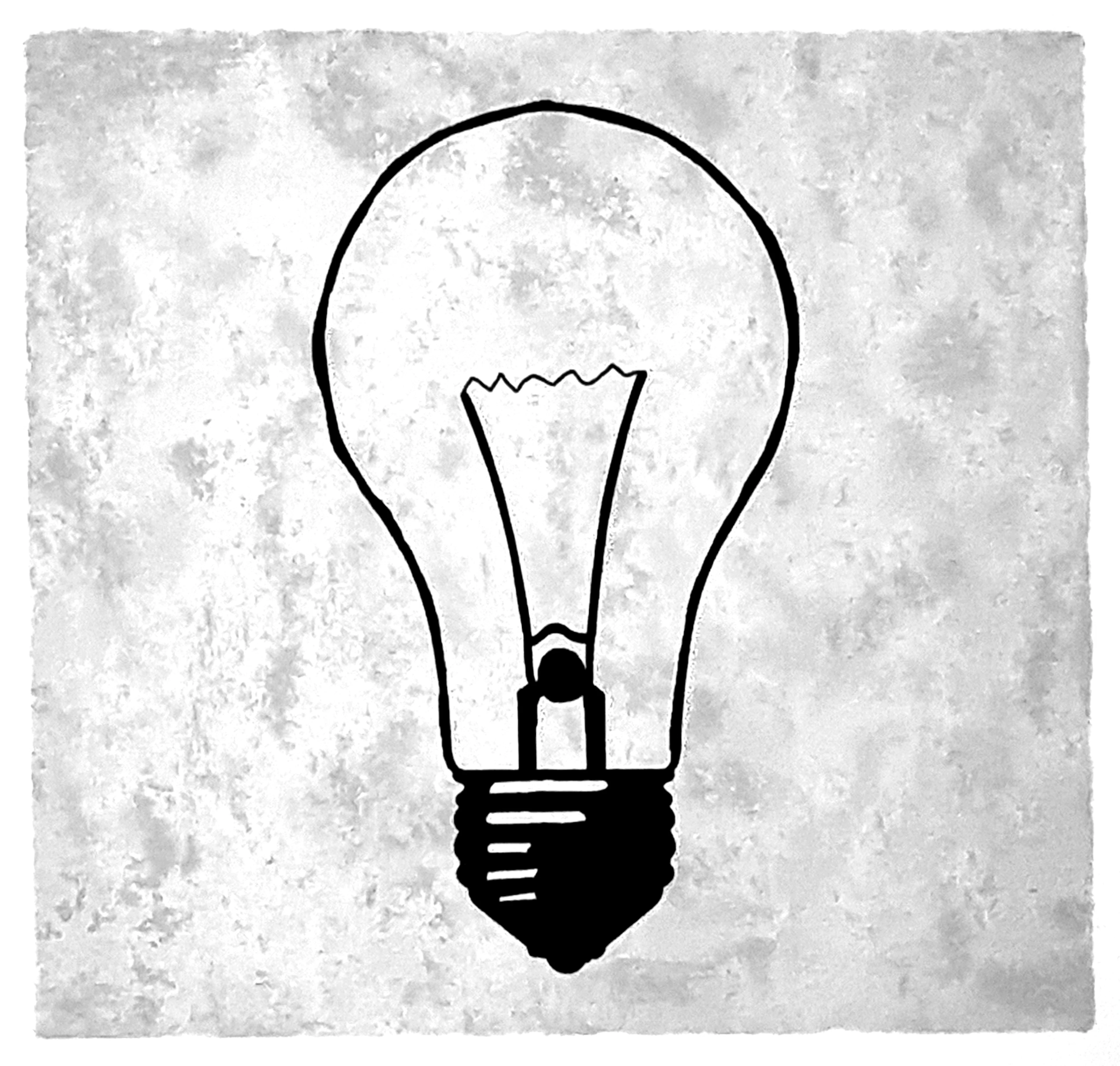 Allan Stevens, Lamp, sérigraphie originale, 2002