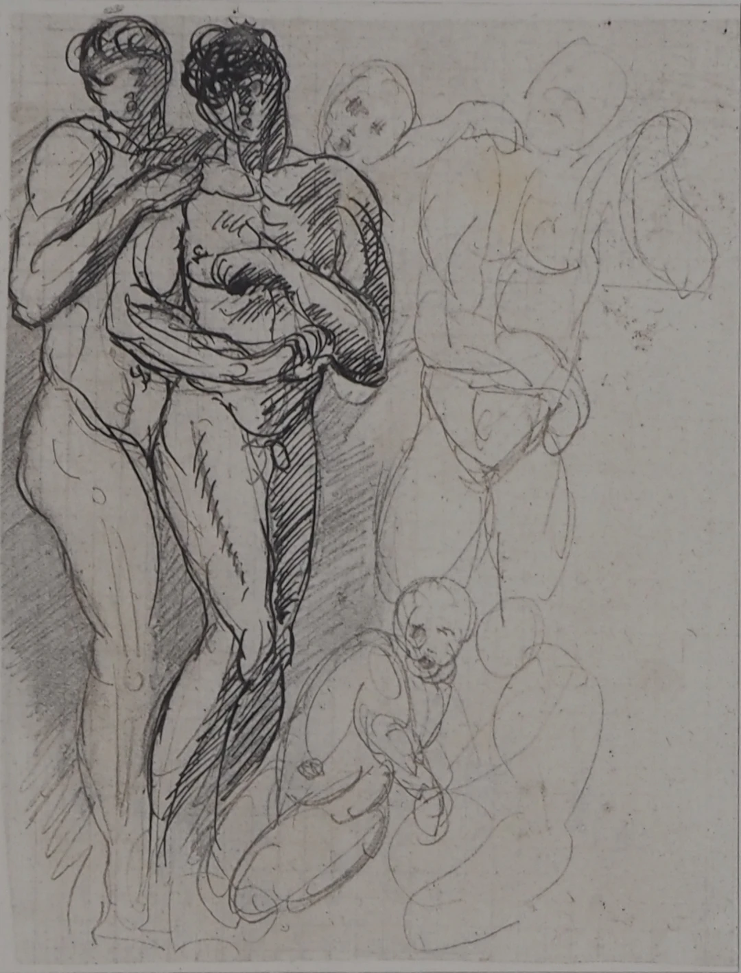 Auguste RODIN : Etude du mouvement, Gravure
