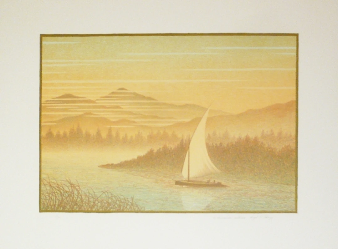 Angel PASCUAL RODRIGO - Una cancion en el regreso - Lithographie signée