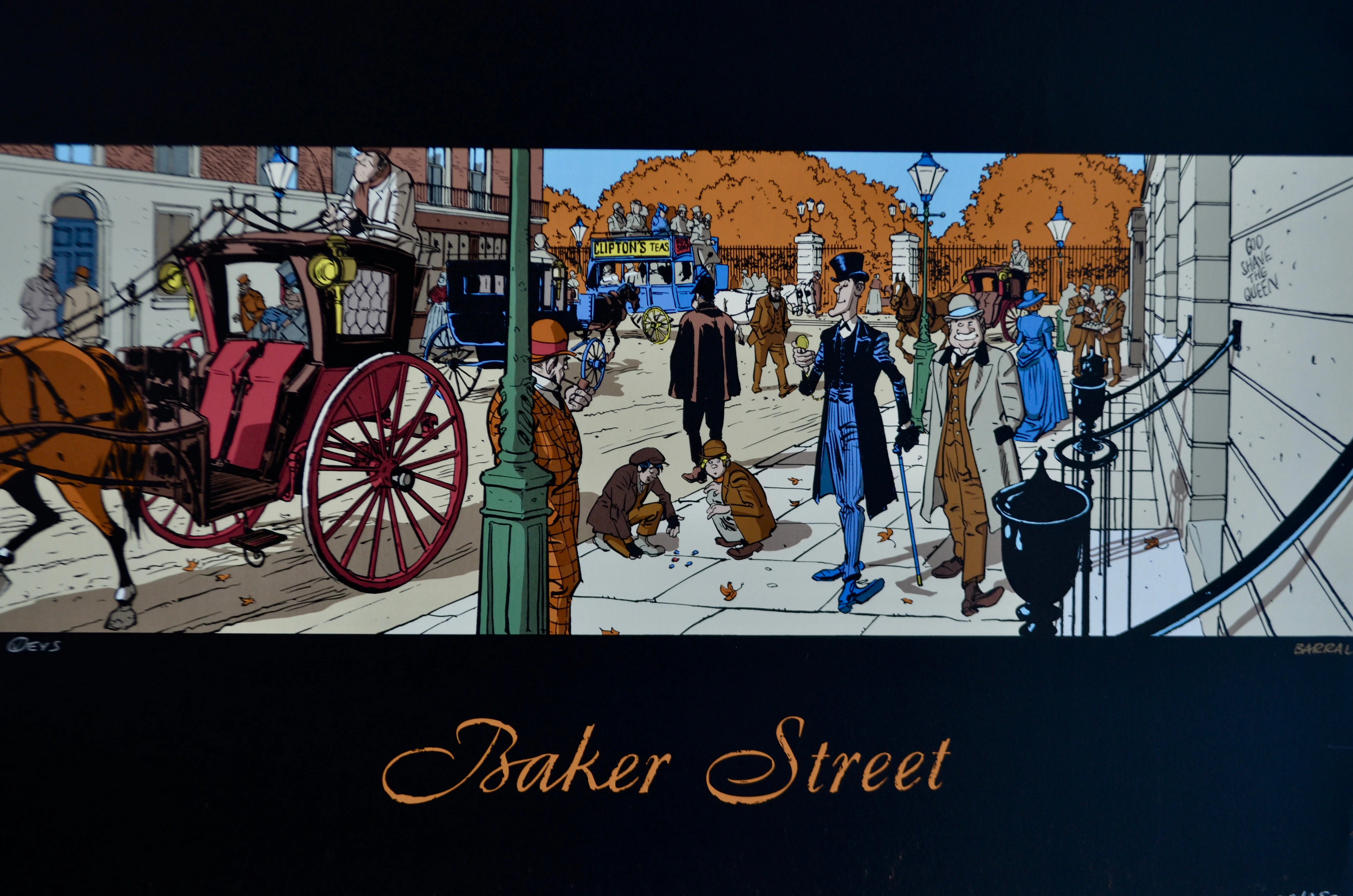 Pierre Veys, Nicolas Barral - Baker street, 2003 - Sérigraphie signée