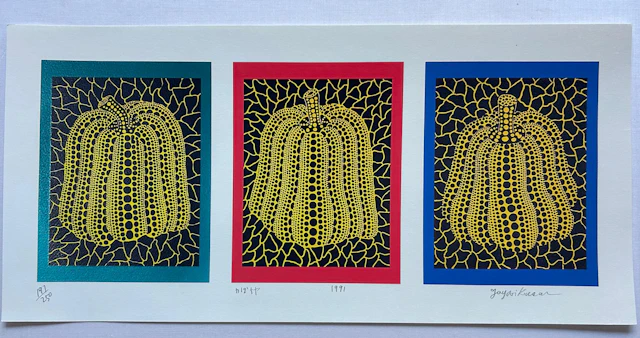 Yayoi Kusama , Pumpkin , 1991 , sérigraphie sur papier , signée, numerotée