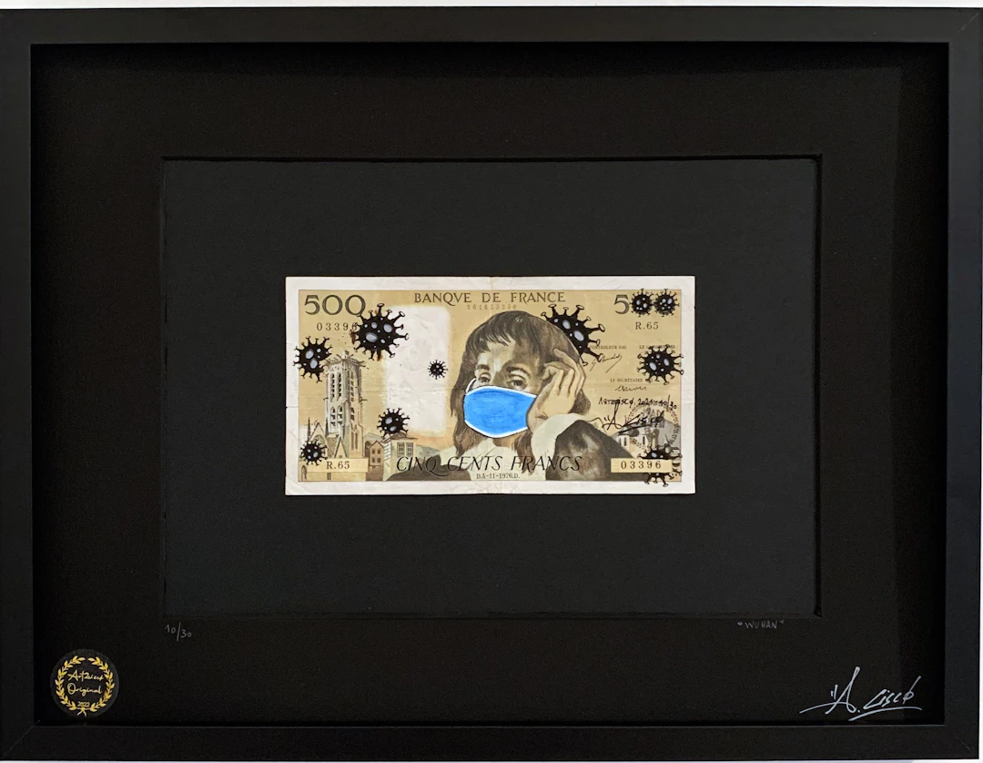 Cisco - Wuhan, 2026 - Acrylique sur billet