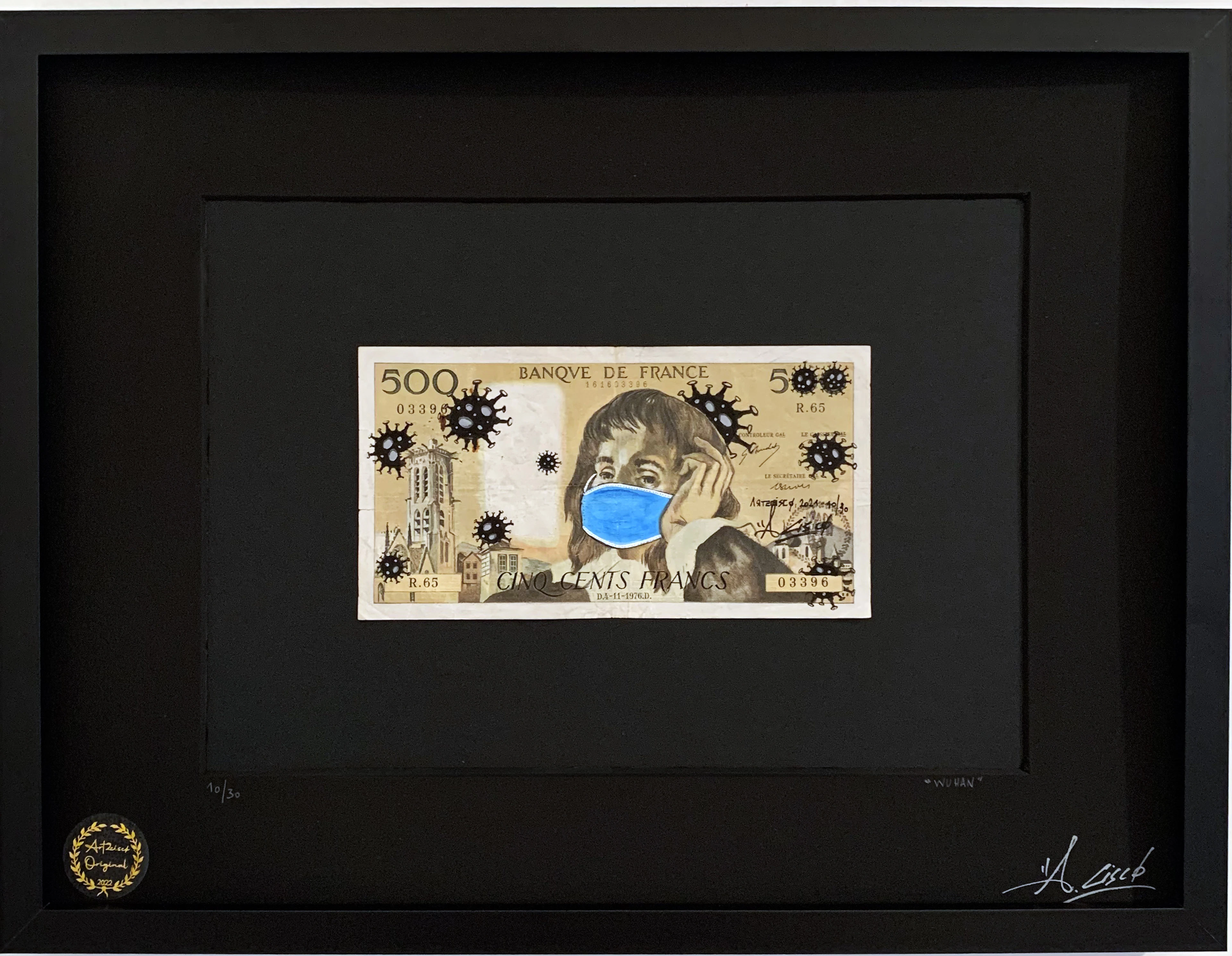 Cisco - Wuhan, 2026 - Acrylique sur billet