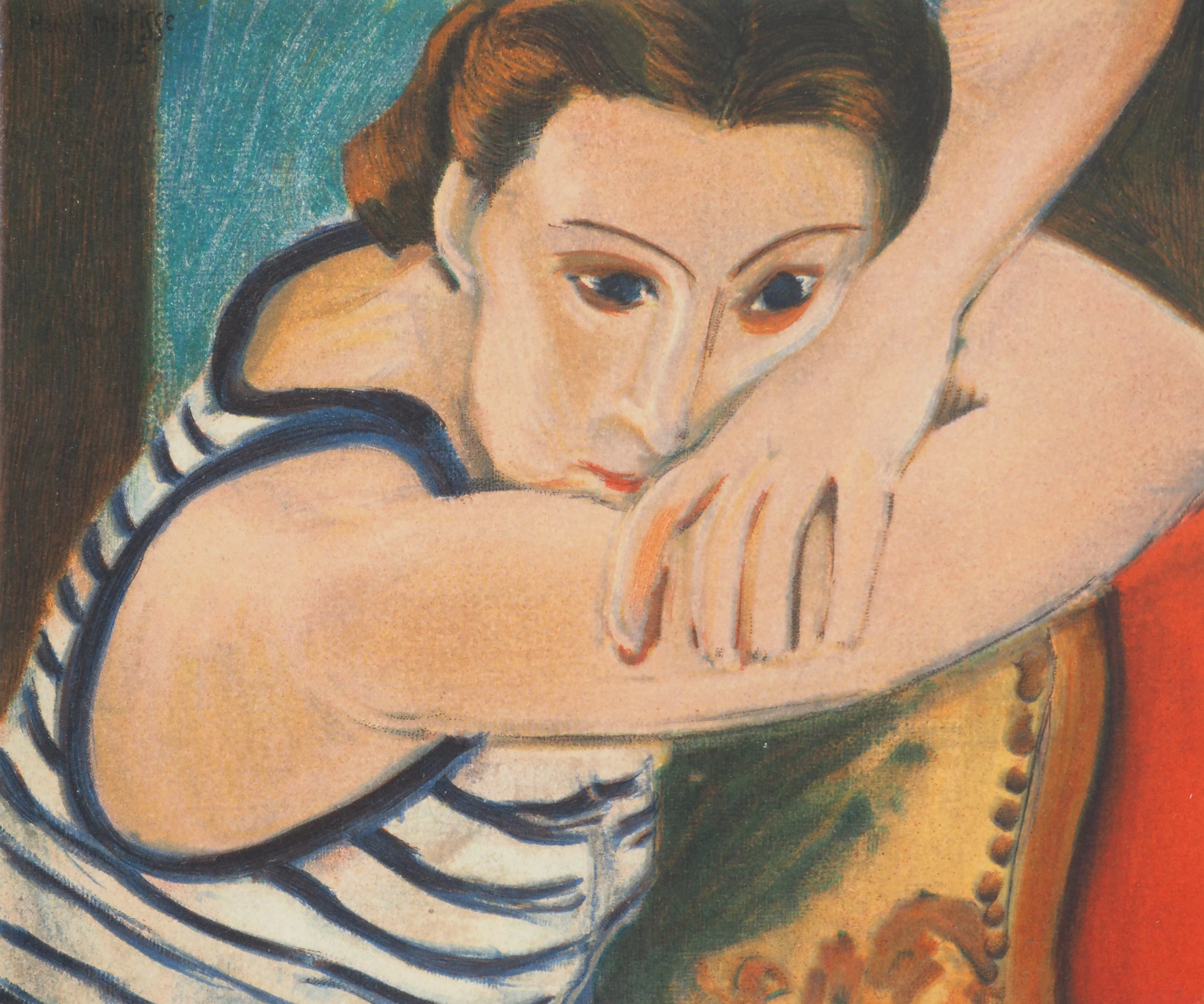 Henri MATISSE (d’après) - Yeux bleus - Lithographie