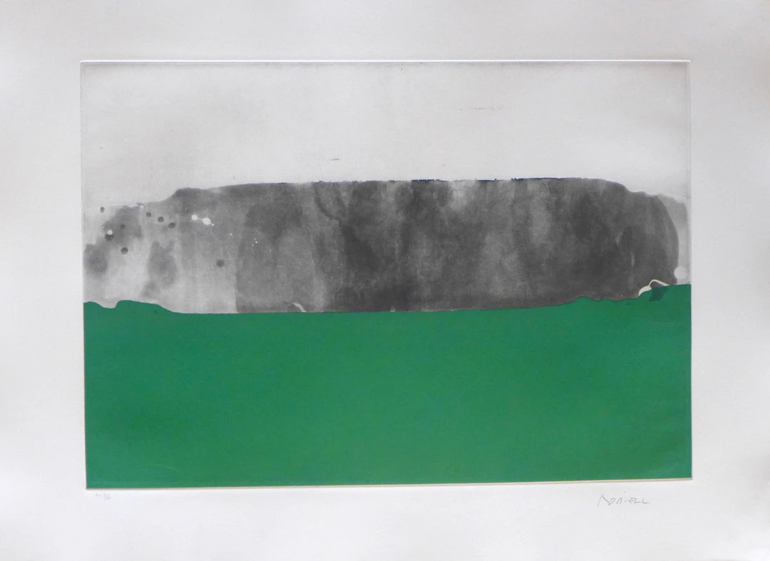 Alfons BORRELL PALAZON - Paitsage 1, 1992 - Gravure originale signée au crayon