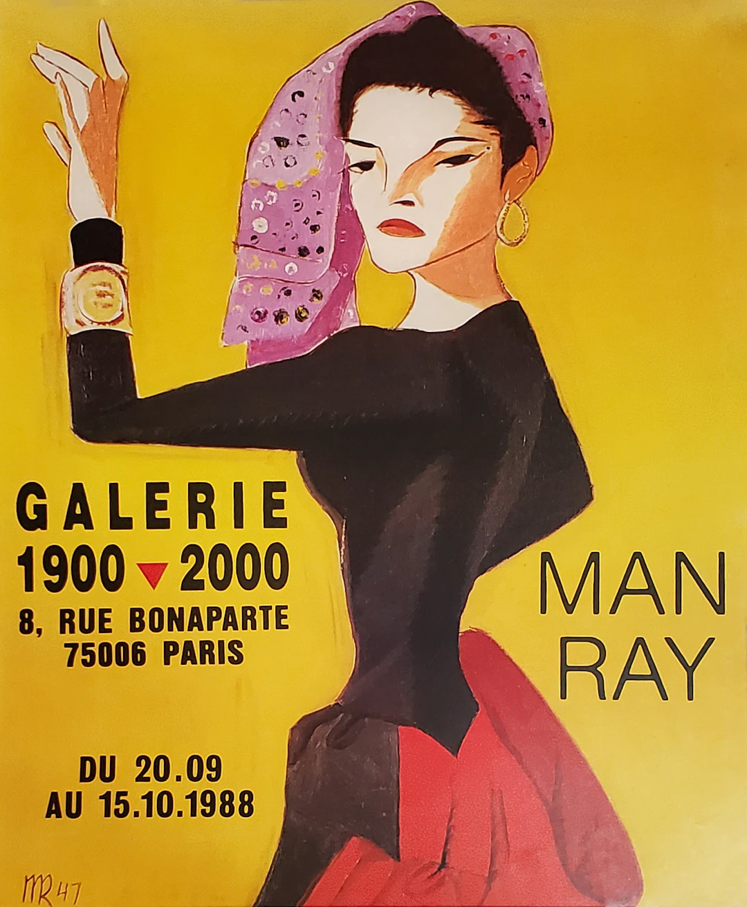 Man Ray, Juliet, affiche originale, 1988