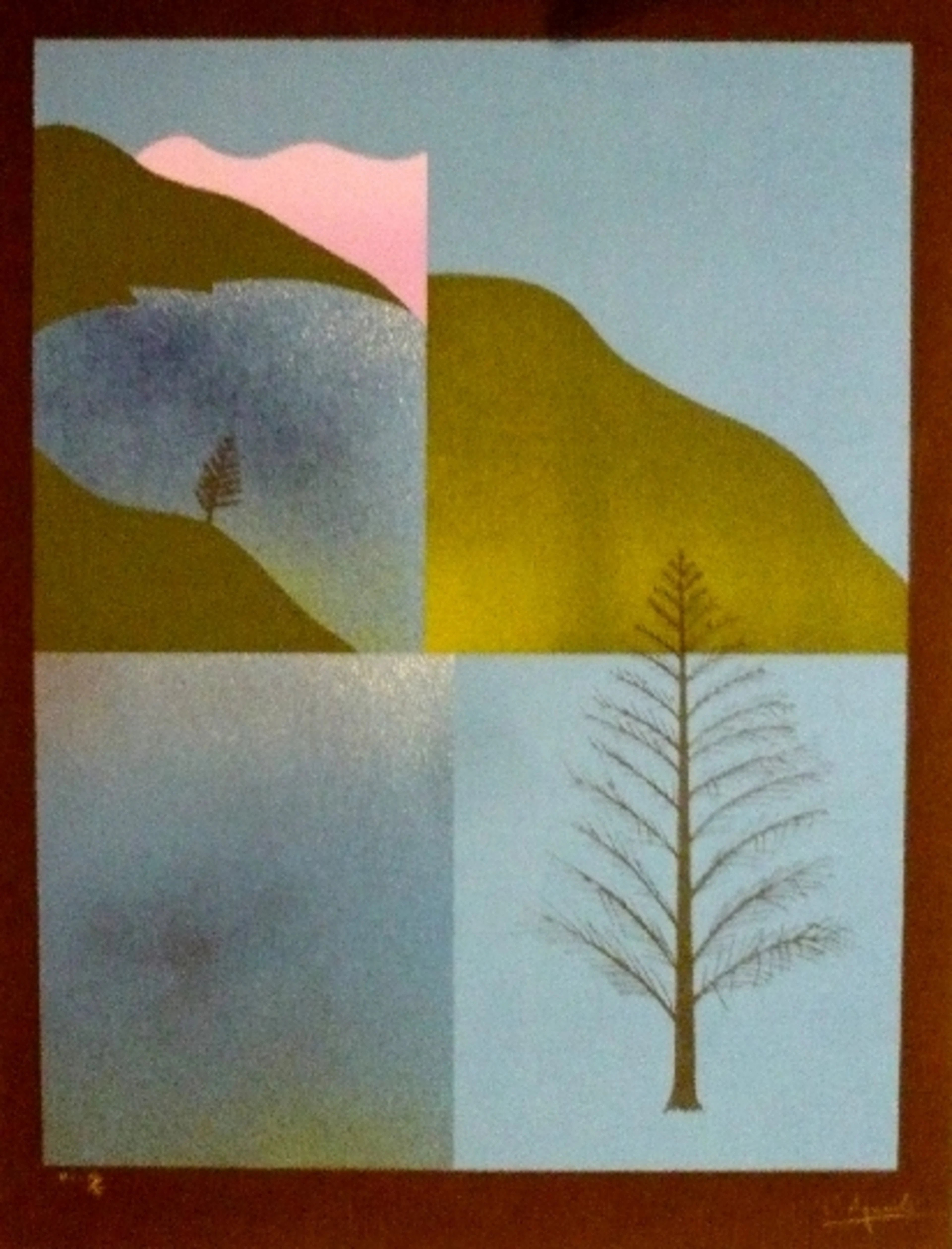 Carme AGUADE - Analitica 8, 1979, Sérigraphie signée
