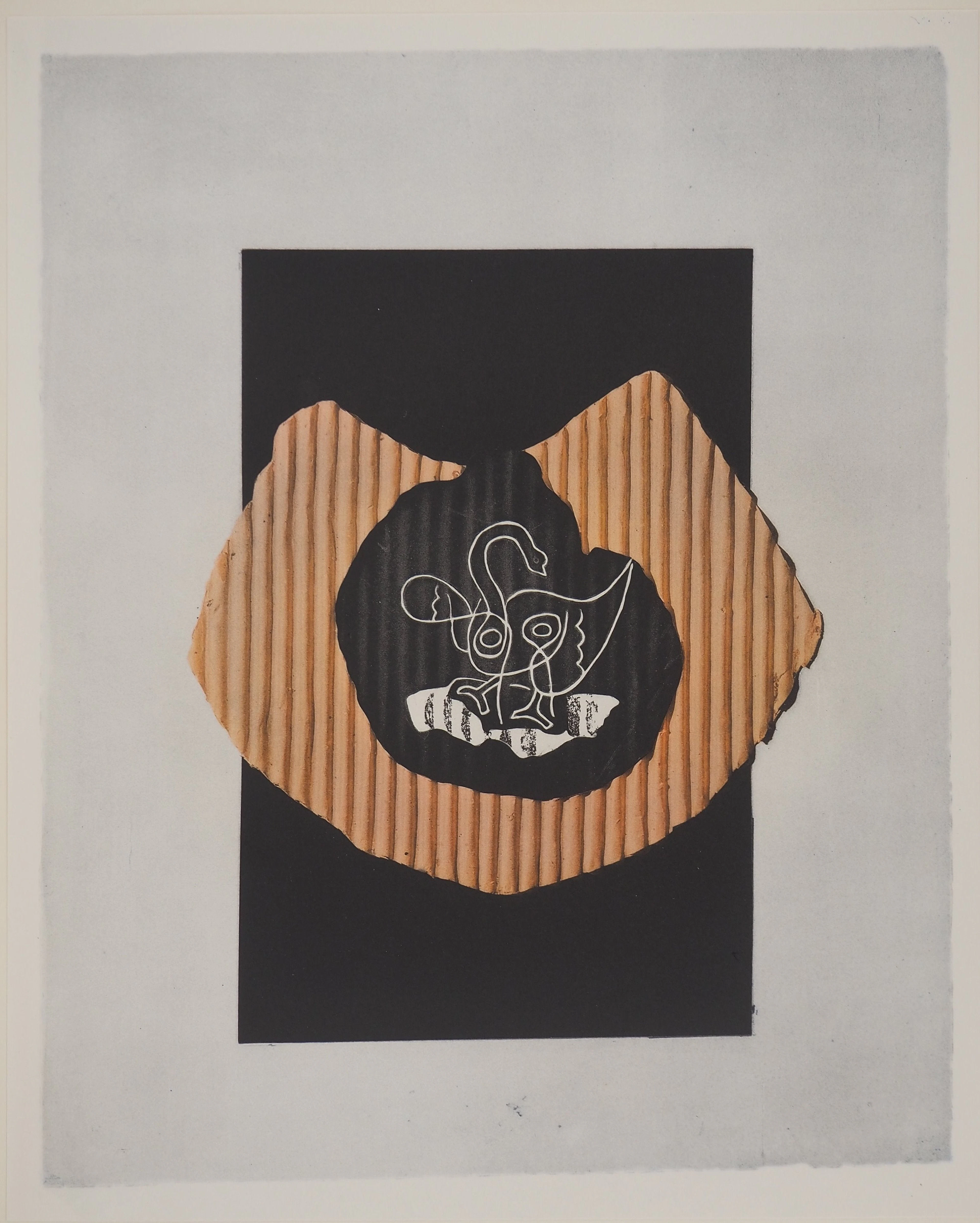 Georges BRAQUE : Le cygne, Phototypie