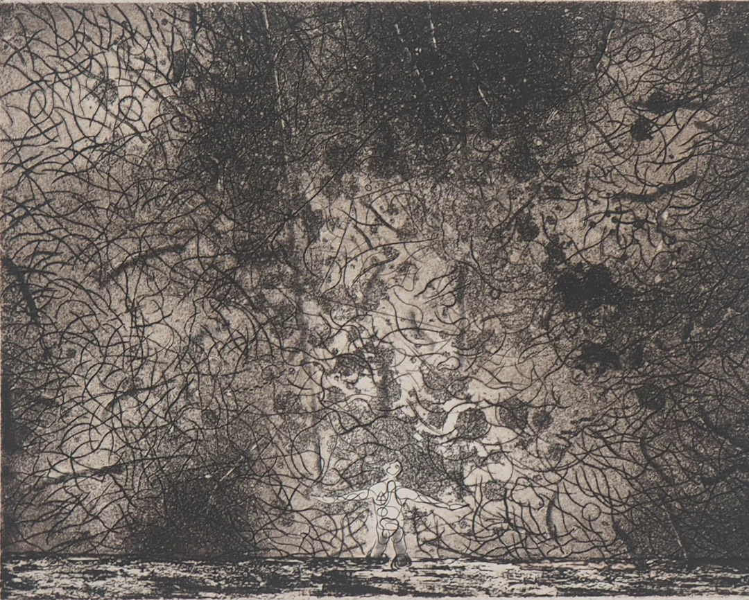 Nicolas-Simon Sochos - Ainsi parlait Zarathoustra - Gravure originale signée