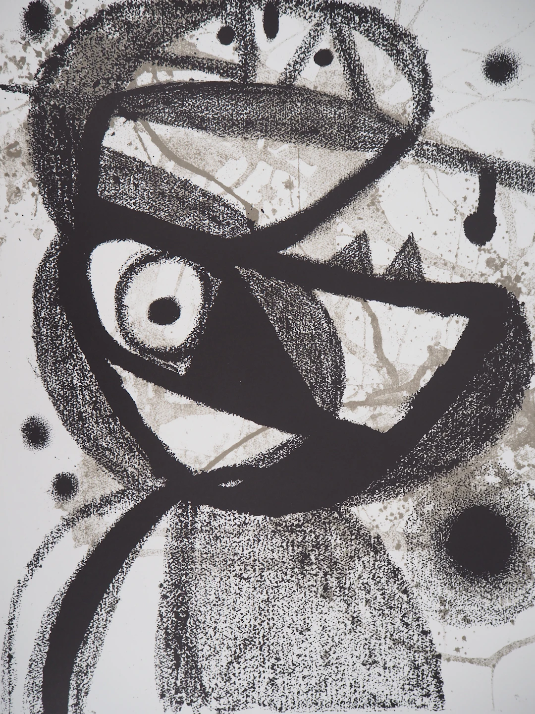Joan MIRO : Oiseau surréaliste - Lithographie offset