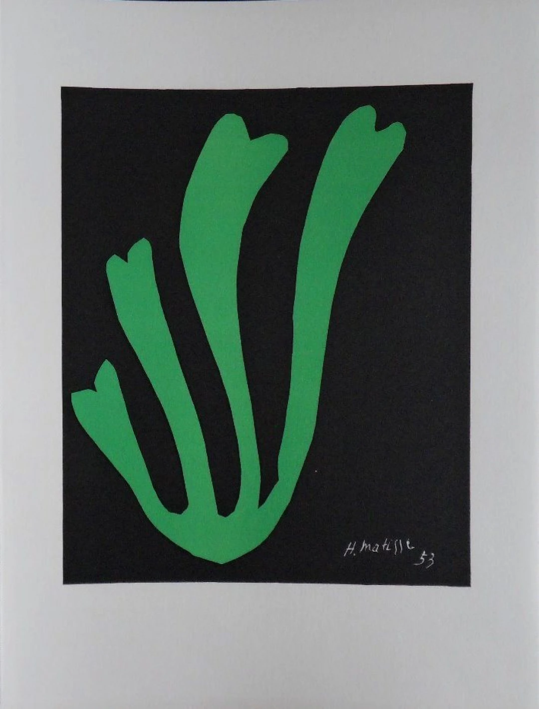 Henri MATISSE : Fougère, Lithographie originale Signée