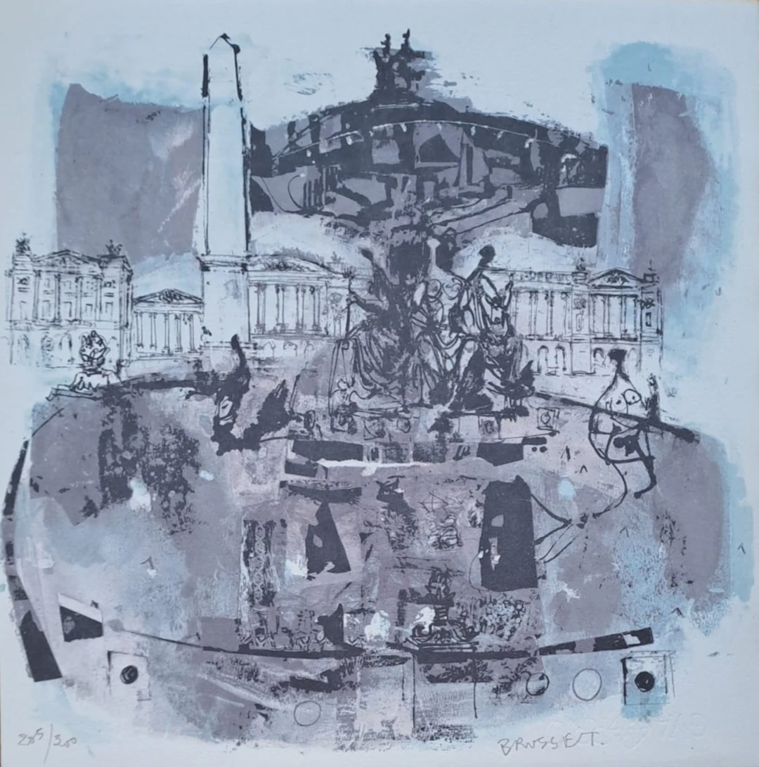 Jean-Paul Brusset - Place de la Concorde, l’Eglise de la Madeleine