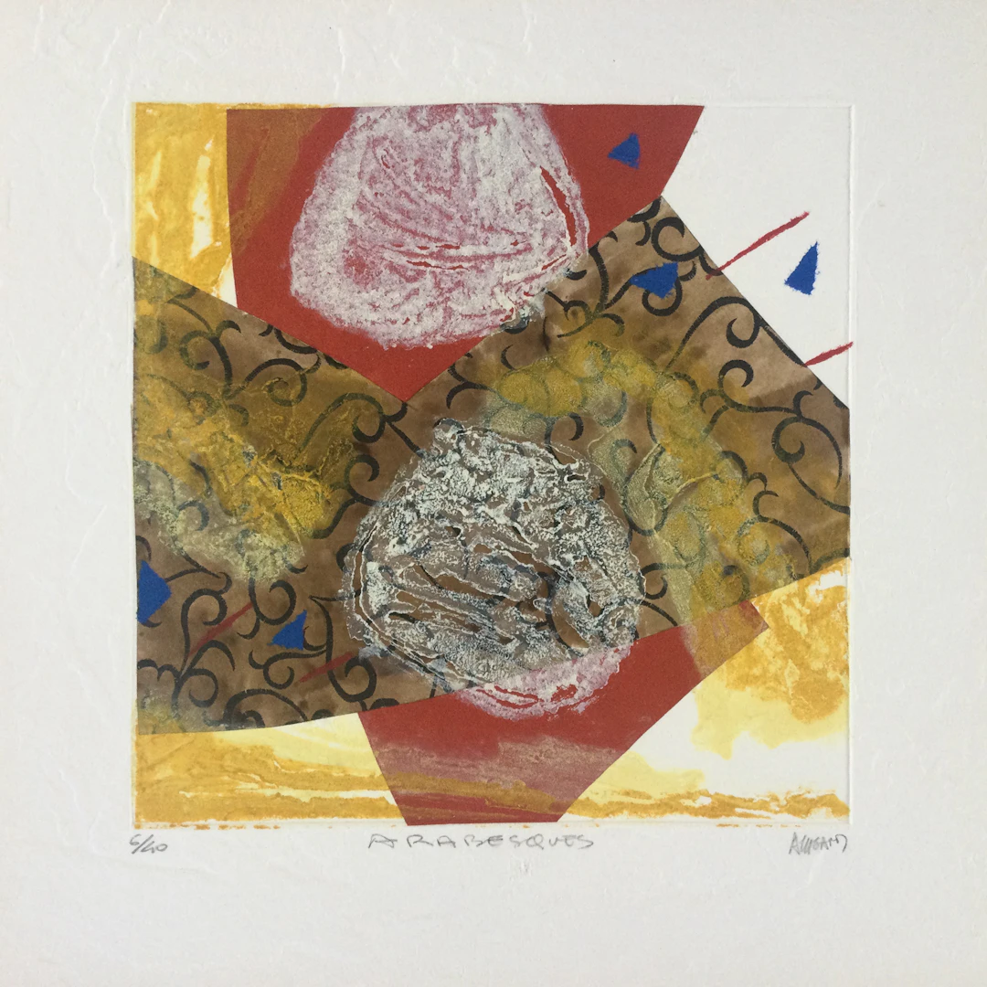 Bernard ALLIGAND - Arabesques , 2003 - Gravure originale au carburundum