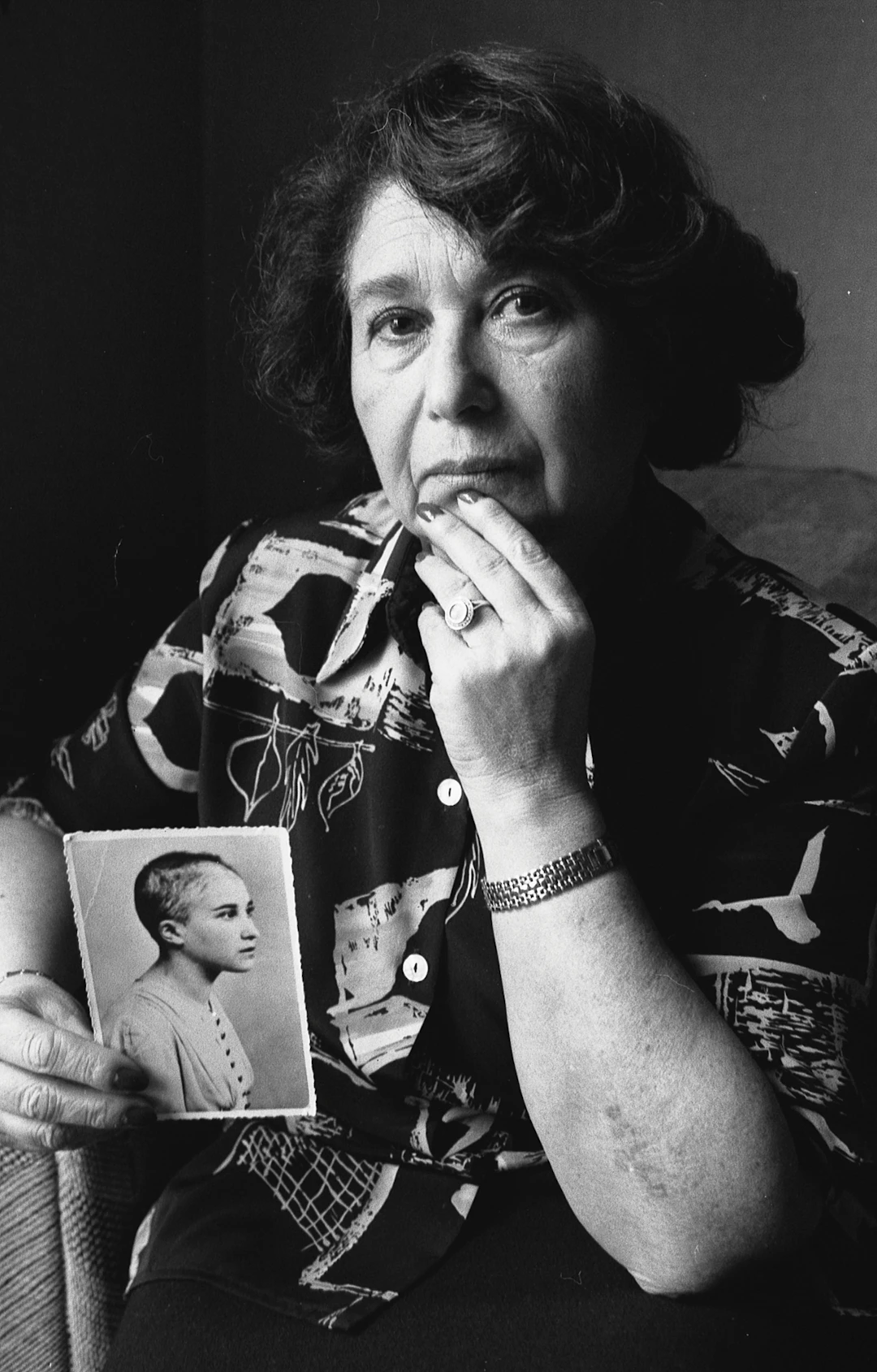 José Nicolas - Ida Grispan, rescapée d’Auschwitz, 1994 - Tirage argentique