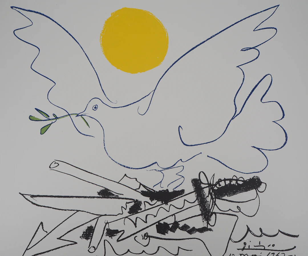 Pablo PICASSO (d’après) - Colombe de l’avenir - Lithographie