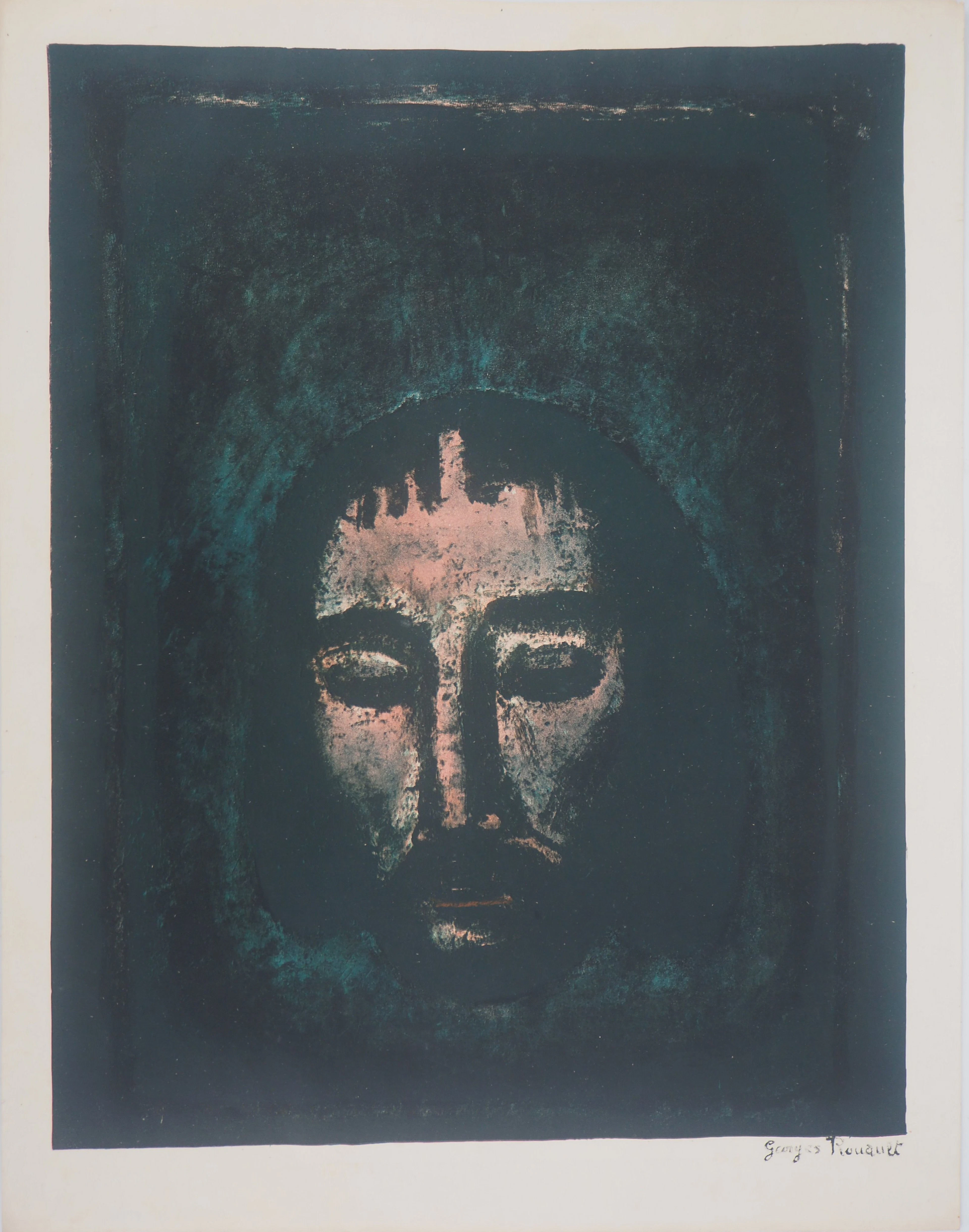 Georges ROUAULT (d’après) - Visage - Lithographie signée