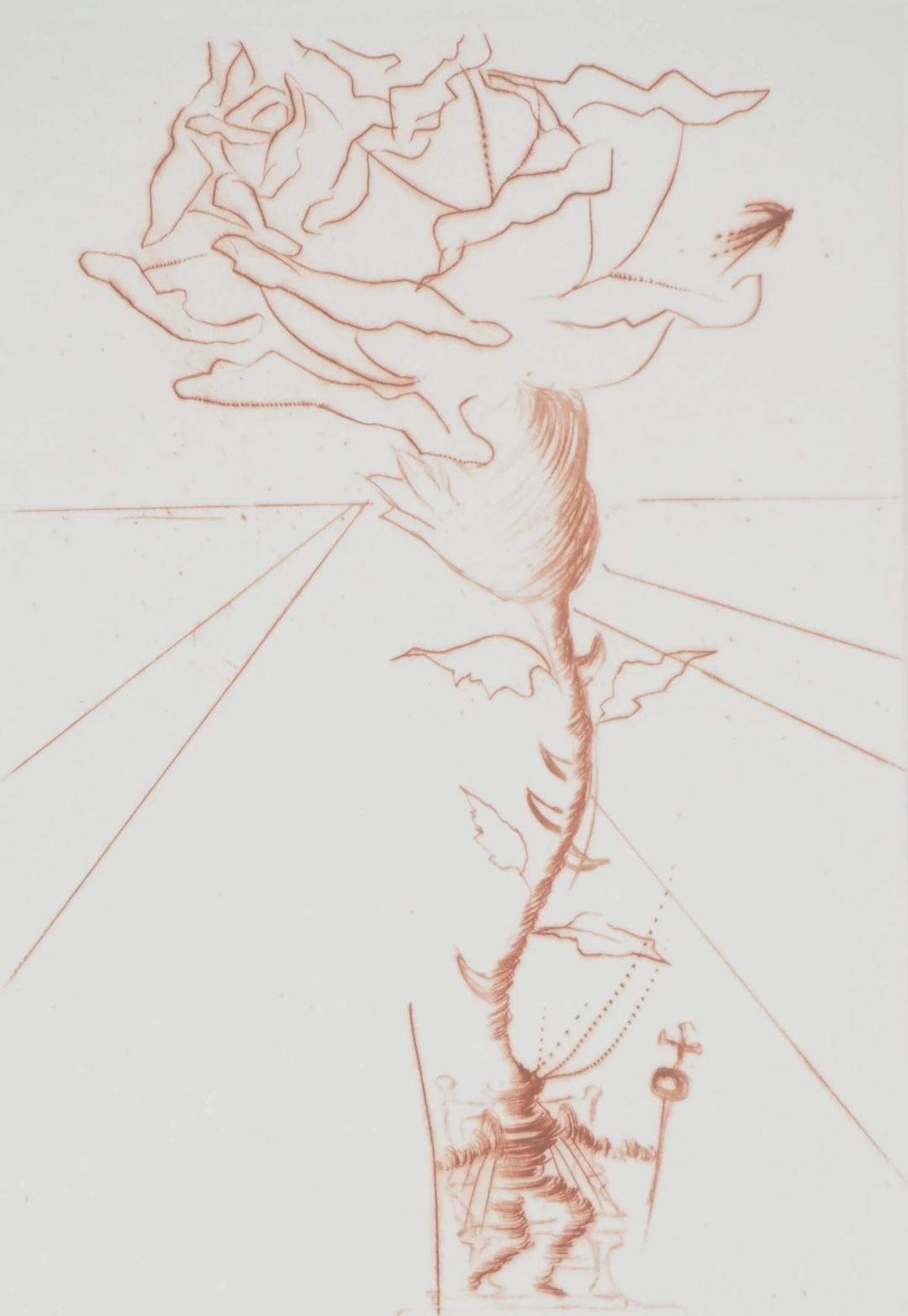 Salvador DALI : Henry III - Gravure originale signée