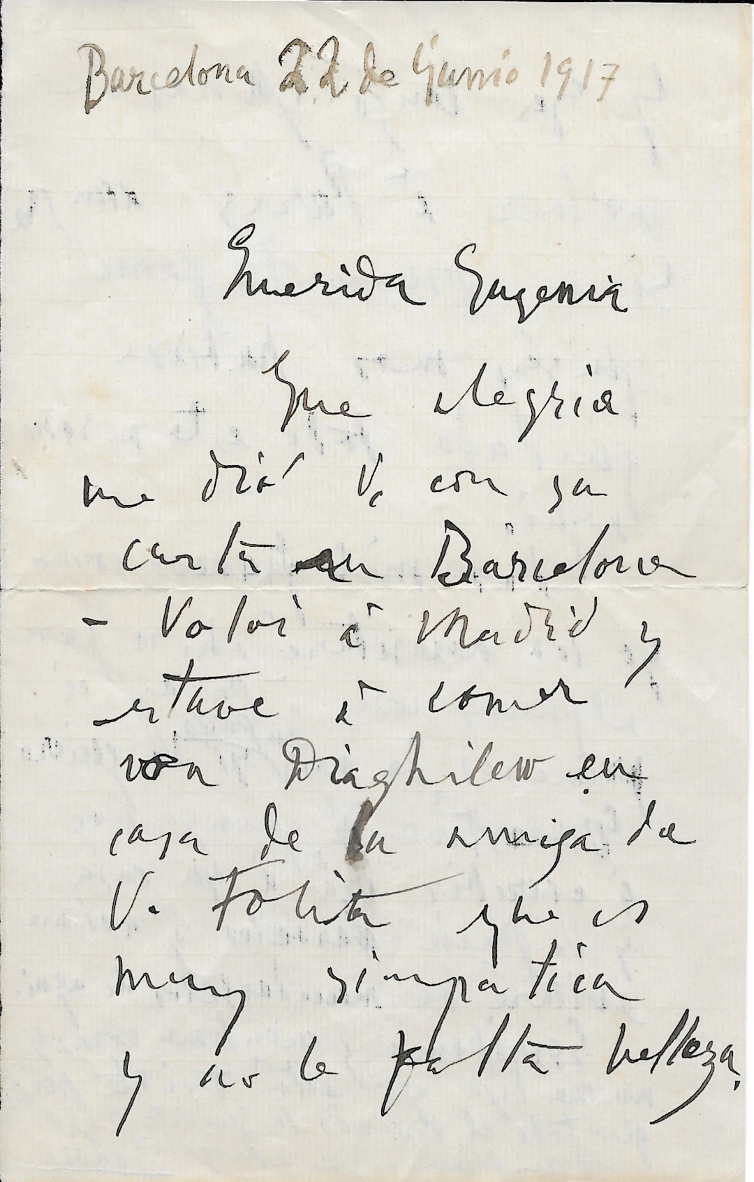 Pablo PICASSO - Lettre autographe signée